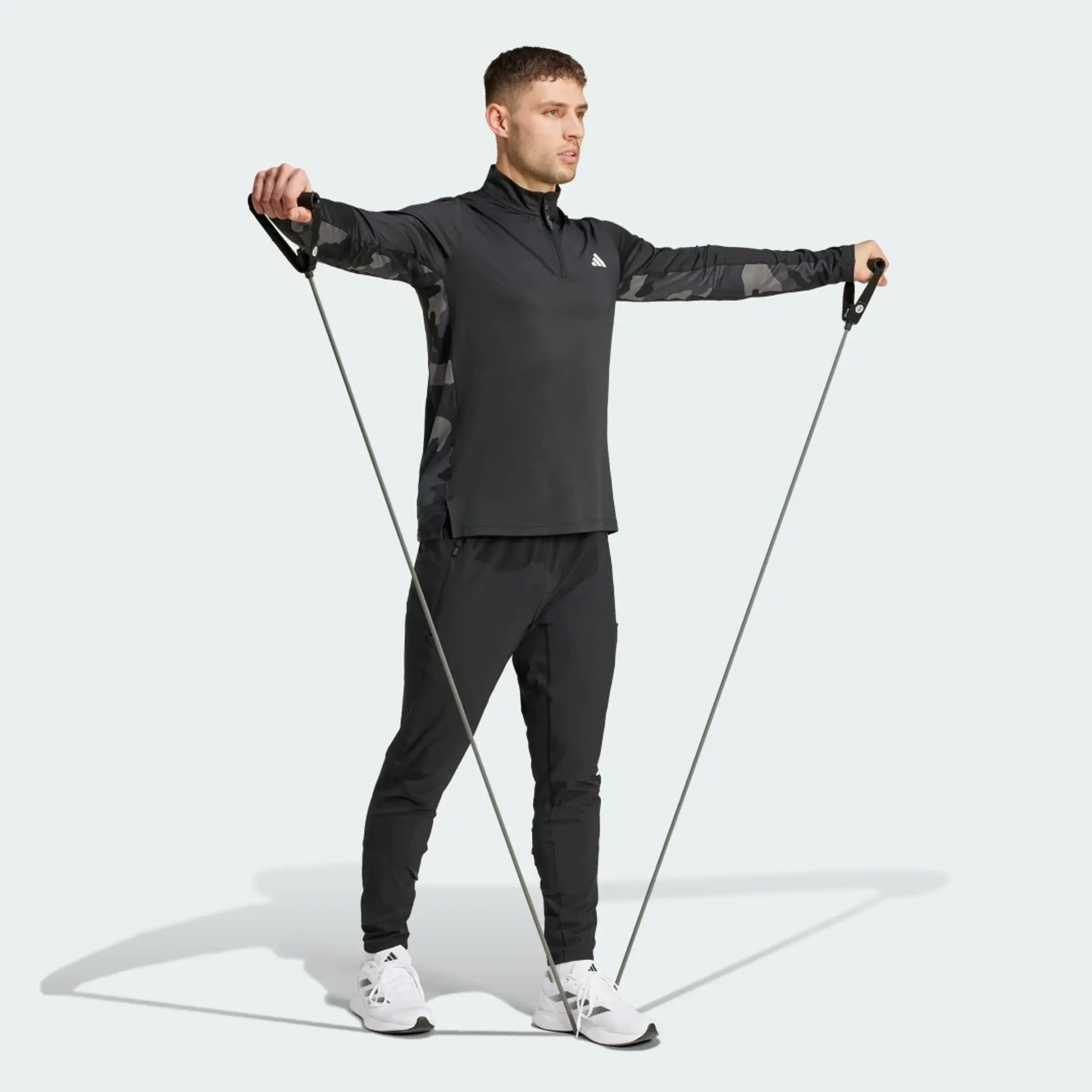 adidas Train Essentials Camo Training 1/4-Zip Longsleeve