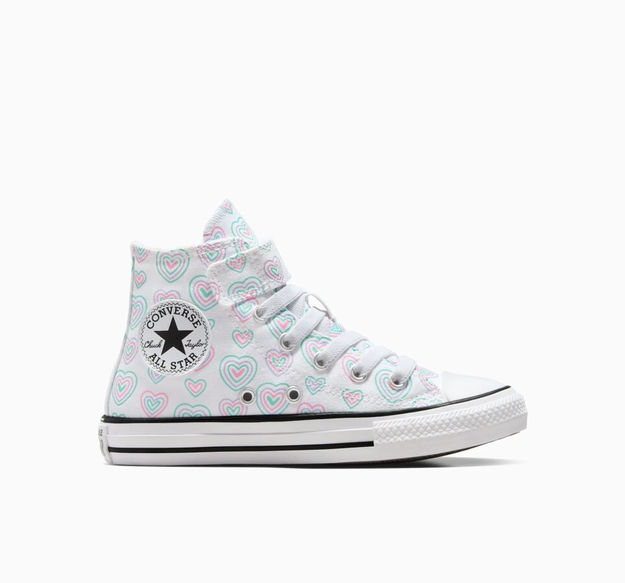 Converse Chuck Taylor All Star Hearts Easy-On - White, Pink