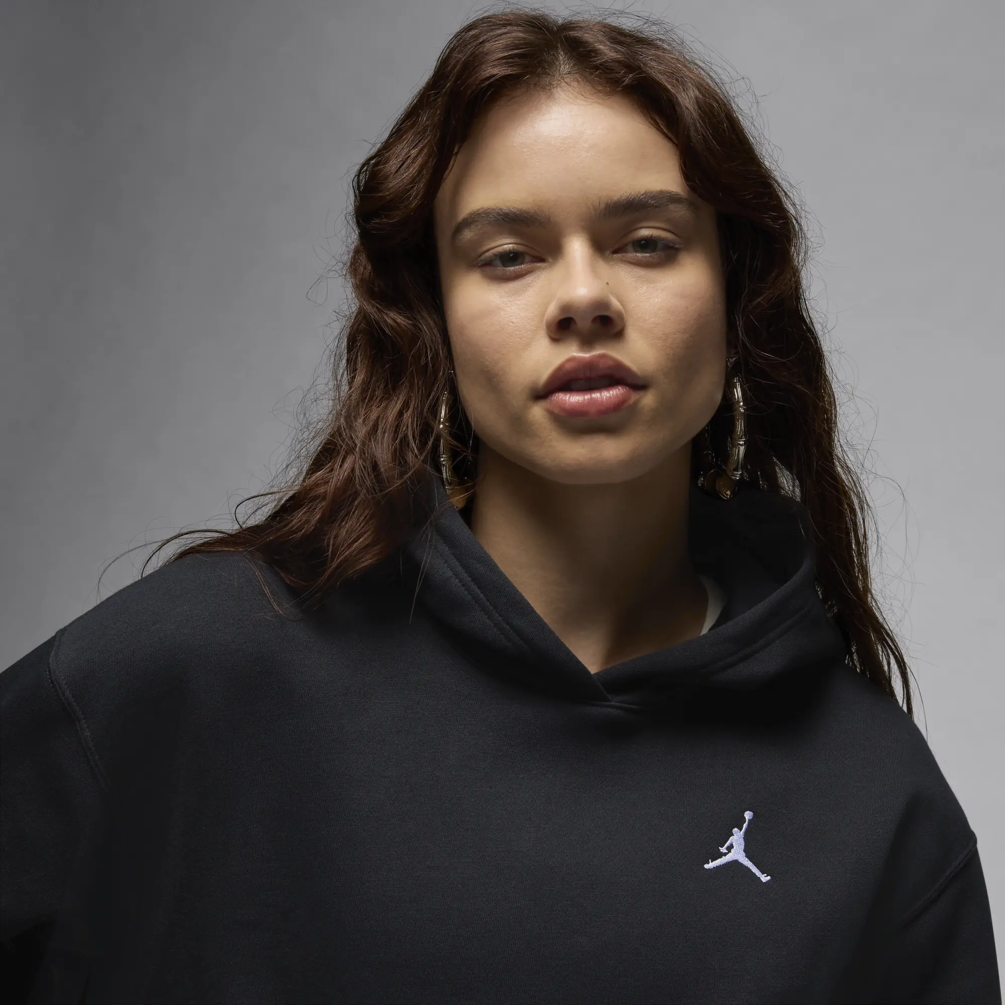 Nike Jordan Jordan Brooklyn Women Hoodies - Black