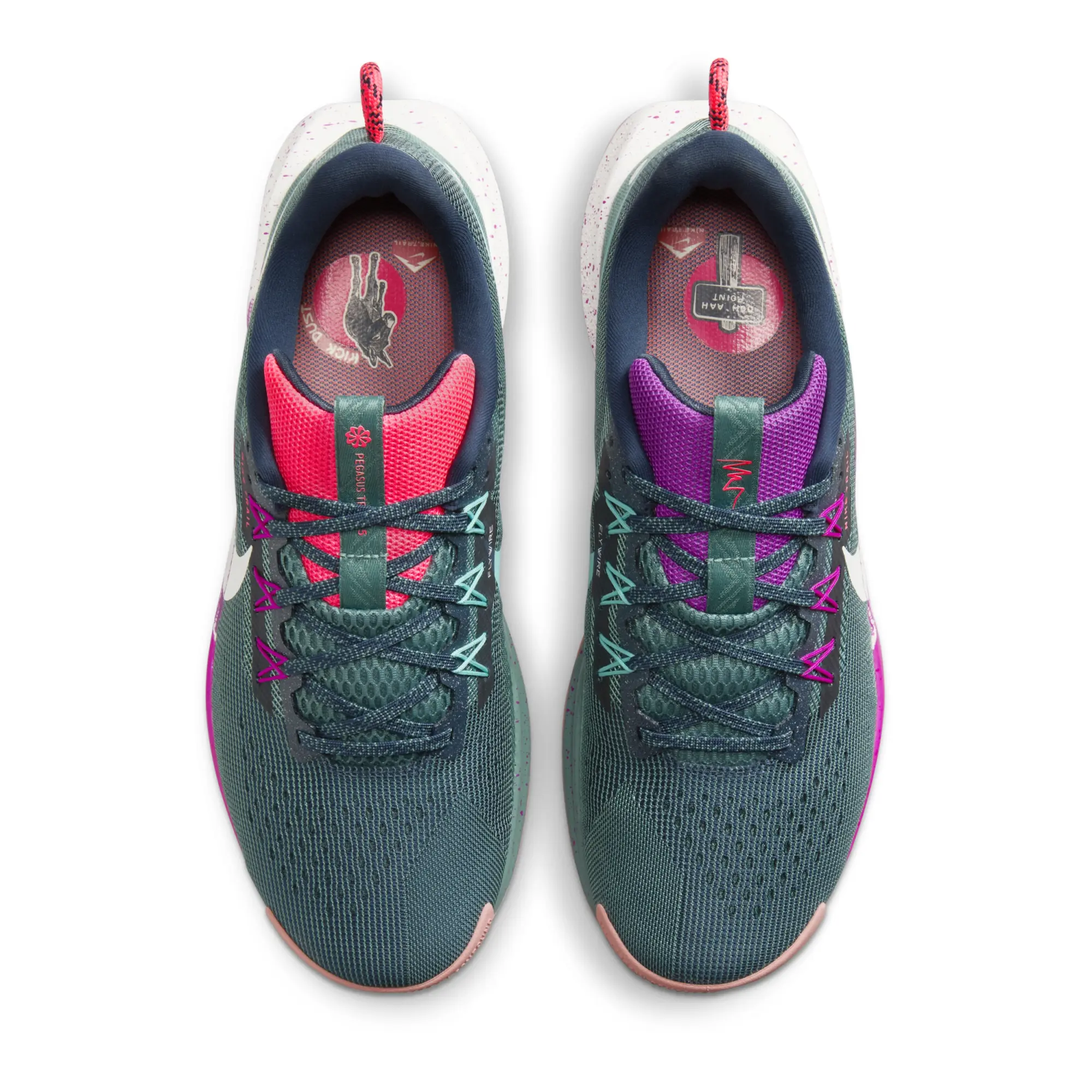 Nike Reactx Pegasus Trail 5 Trainer - Green - Size 6.5 - Green