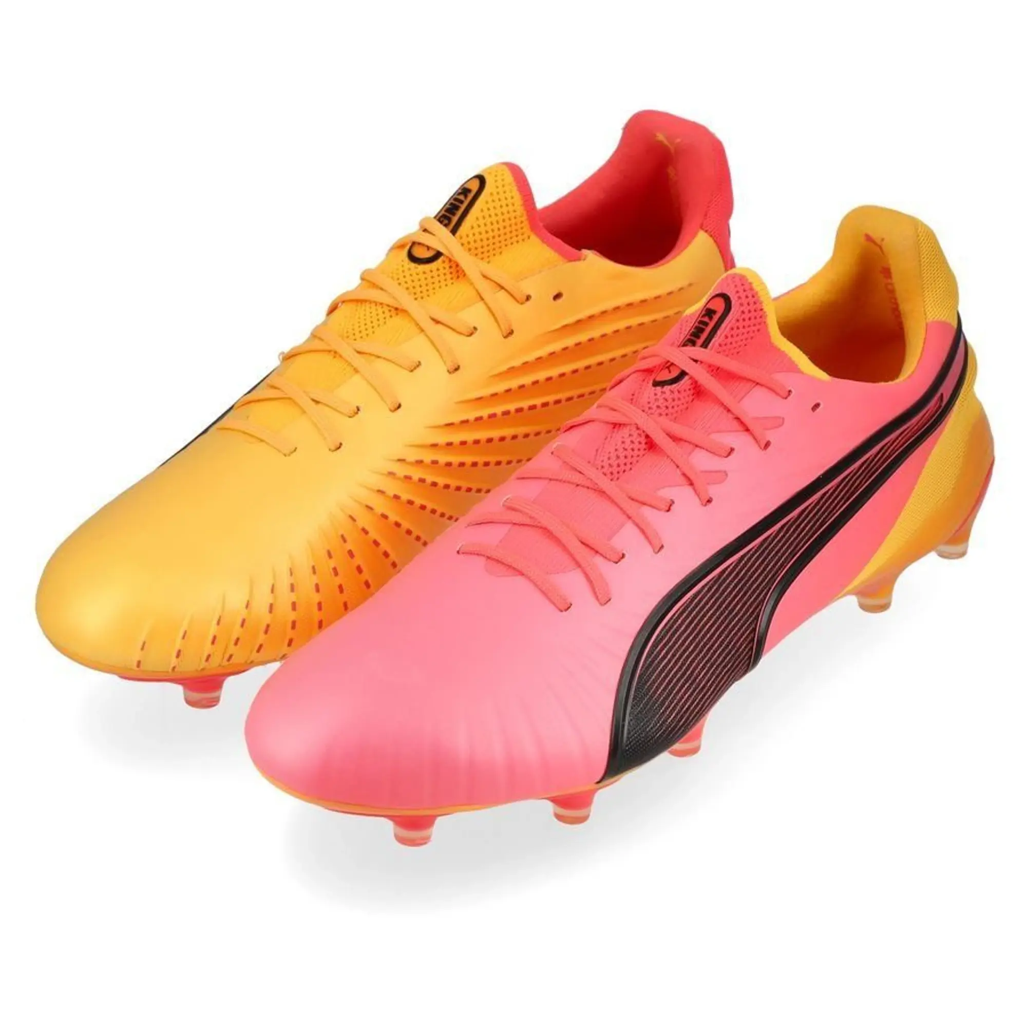 Puma KING ULTIMATE TRICKS FG AG Unisex Football Boots Orange 108068 01 FOOTY.COM