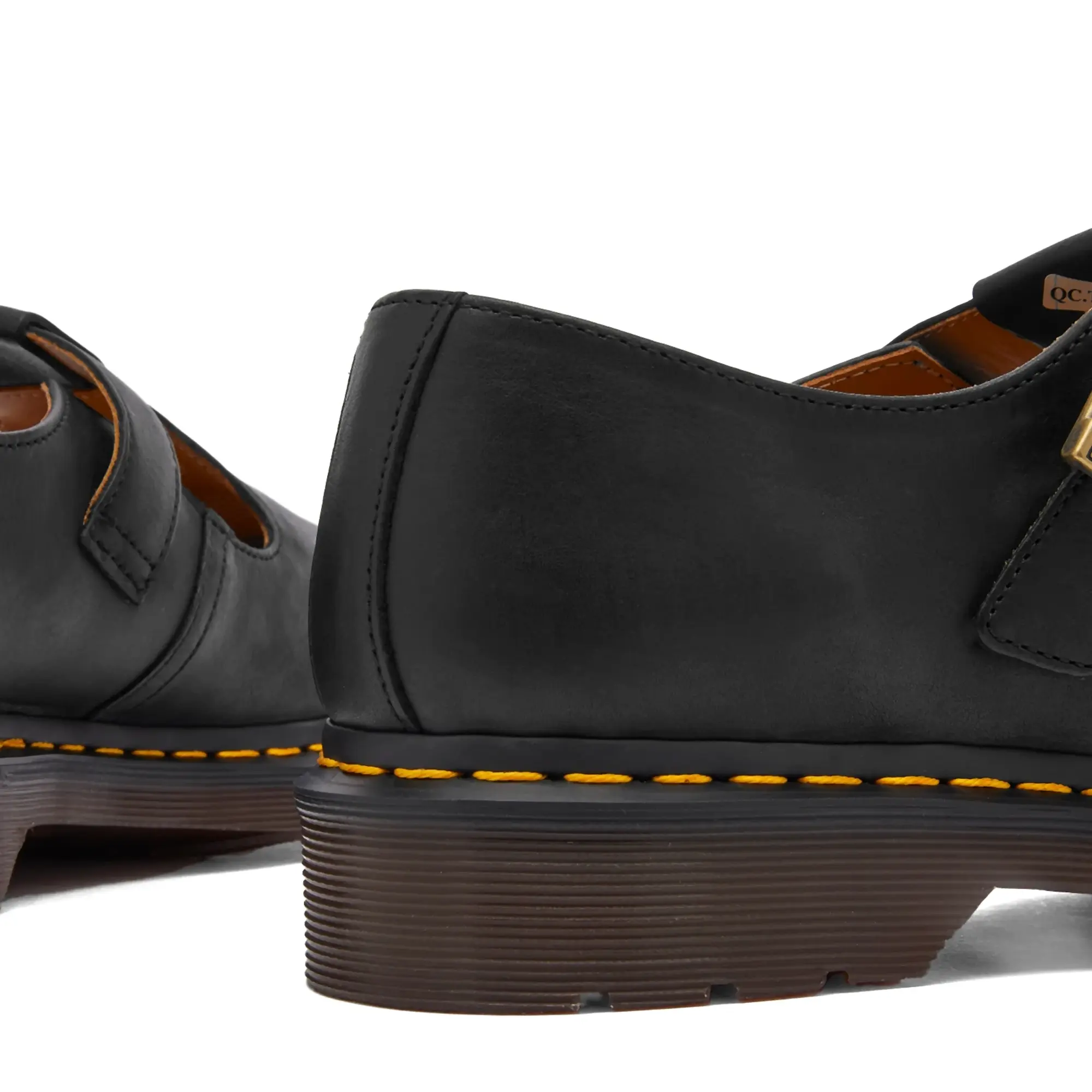 Dr. Martens Men's T-Bar Shoe Black Regency Calf