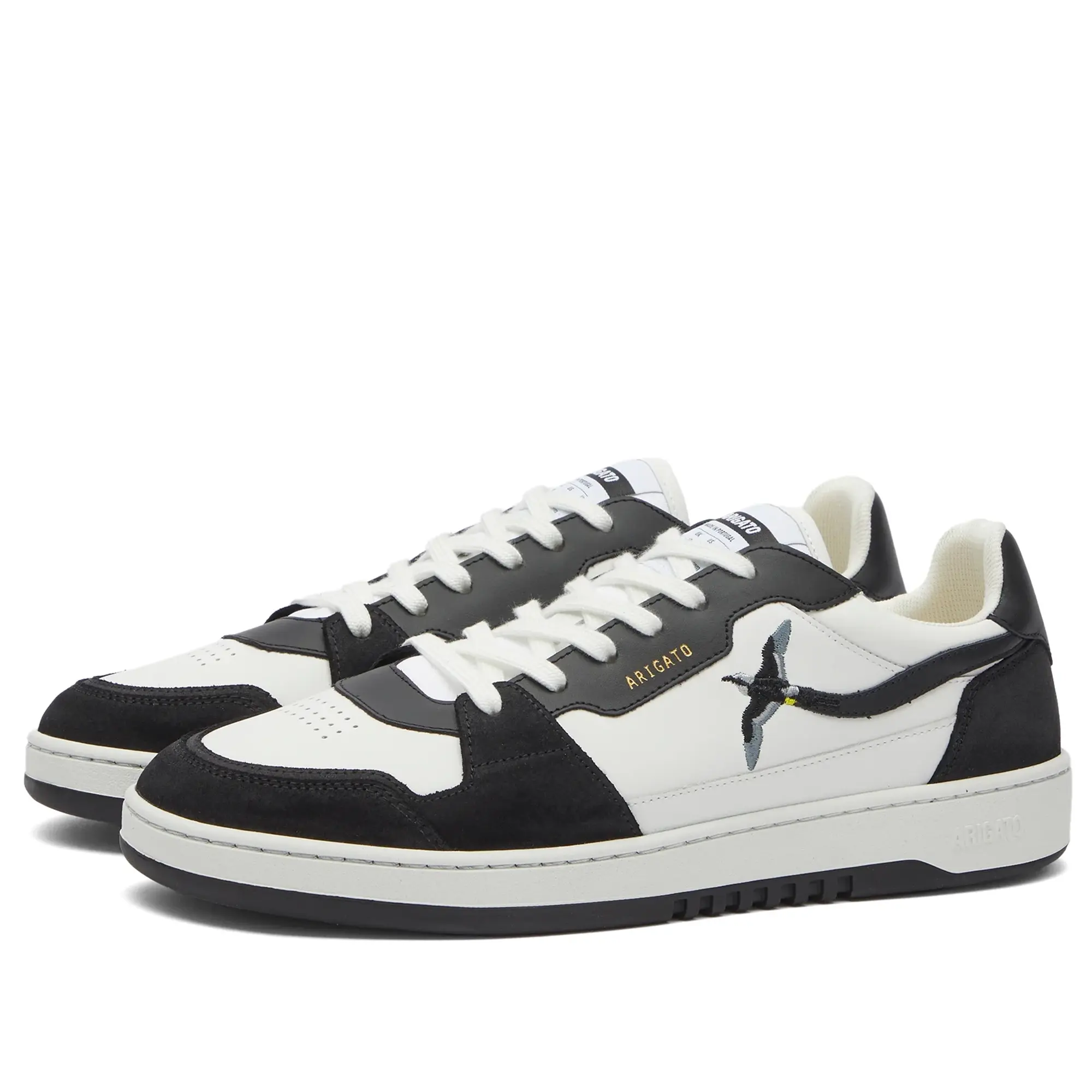 Axel Arigato Men's Dice Lo Bee Bird Sneaker White/Black