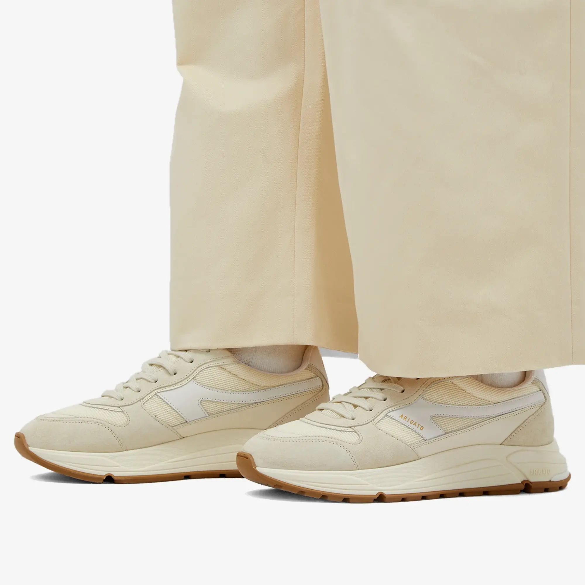 Axel Arigato Men's Rush-A Sneaker Beige/White