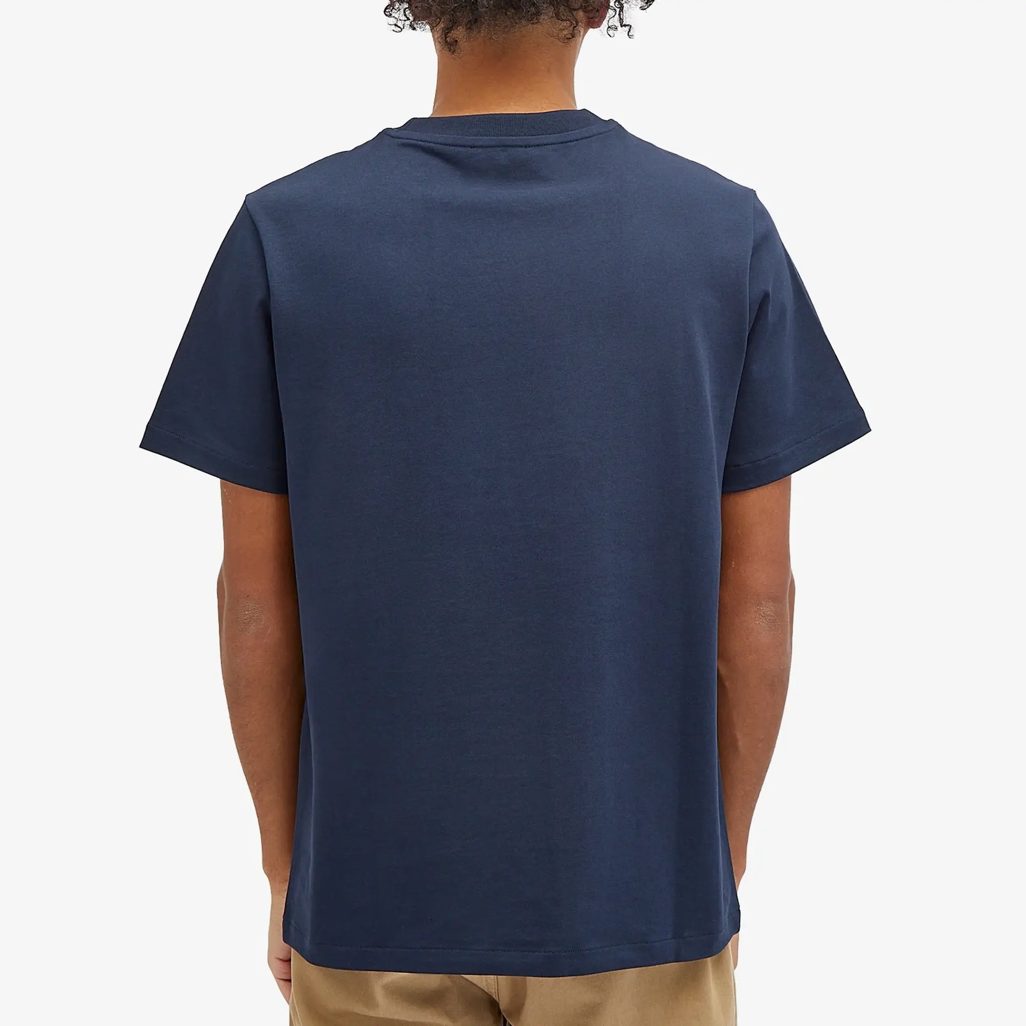 A.P.C. Men's Rue Madame Logo T-Shirt Dark Navy/Ecru