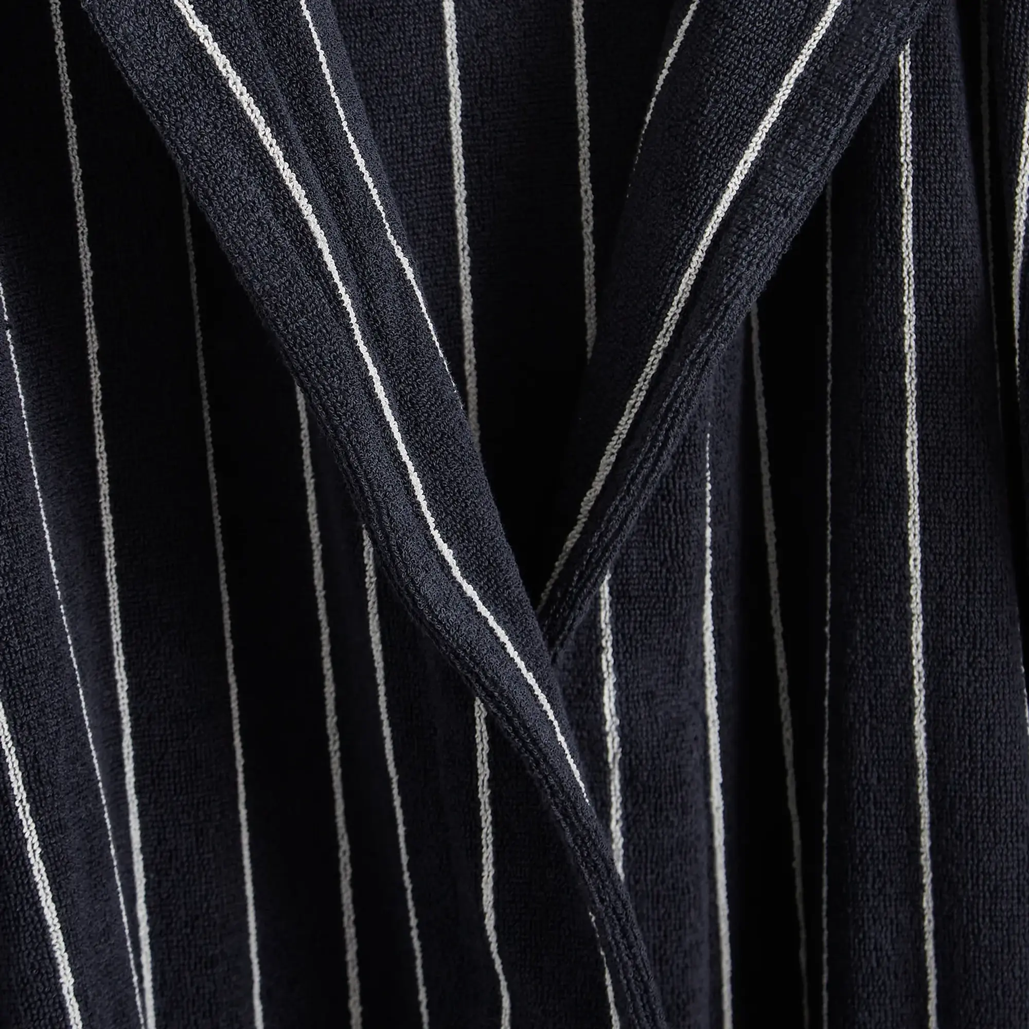 Tekla Fabrics Tekla Terry Hooded Bathrobe Antwerp Stripes