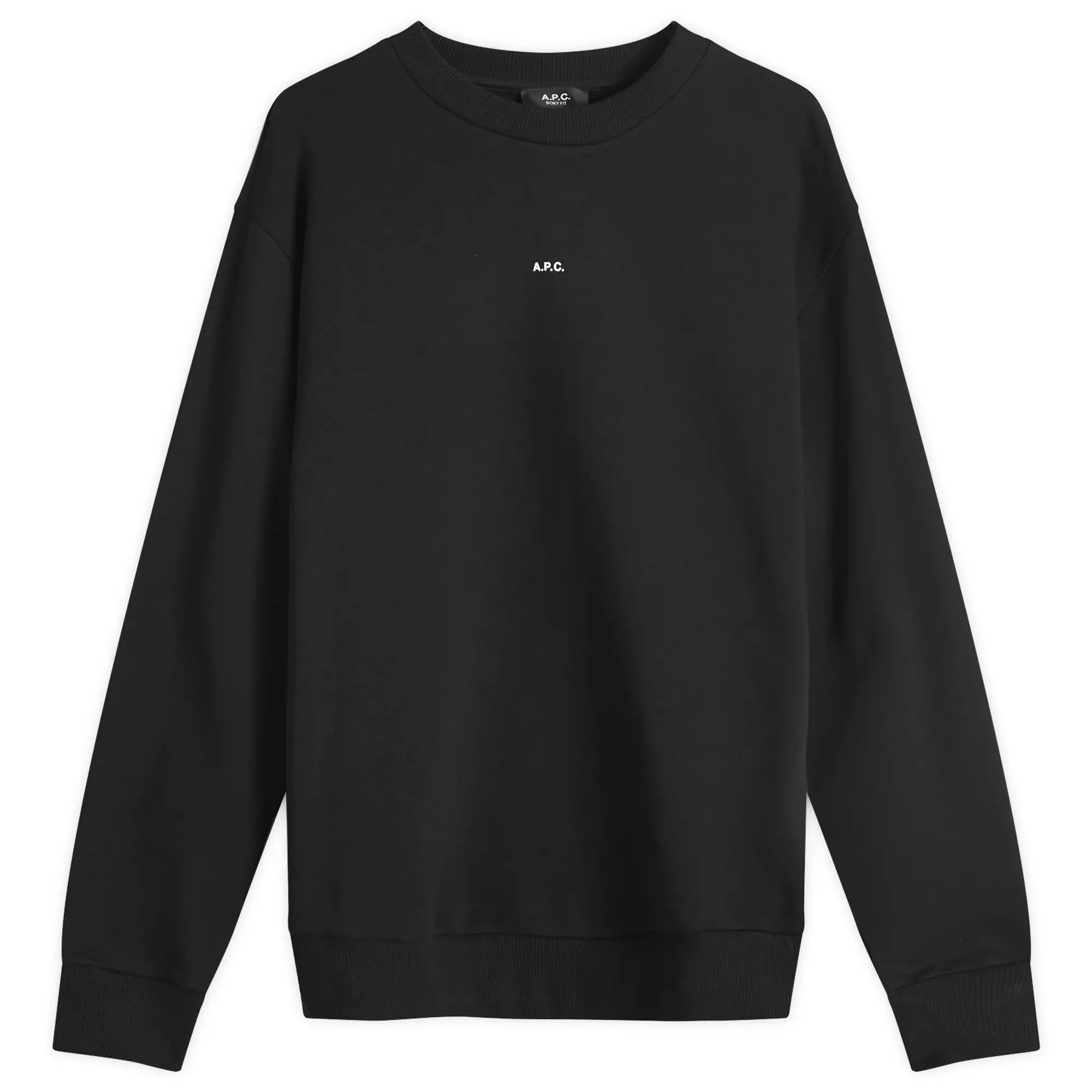 A.P.C| (SWEAT BOXY MICRO LOGO (COHBX H27910 TPP)) Sweatshirt A.P.C. Boxy Micro Logo Sweatshirt Black M | COHBX