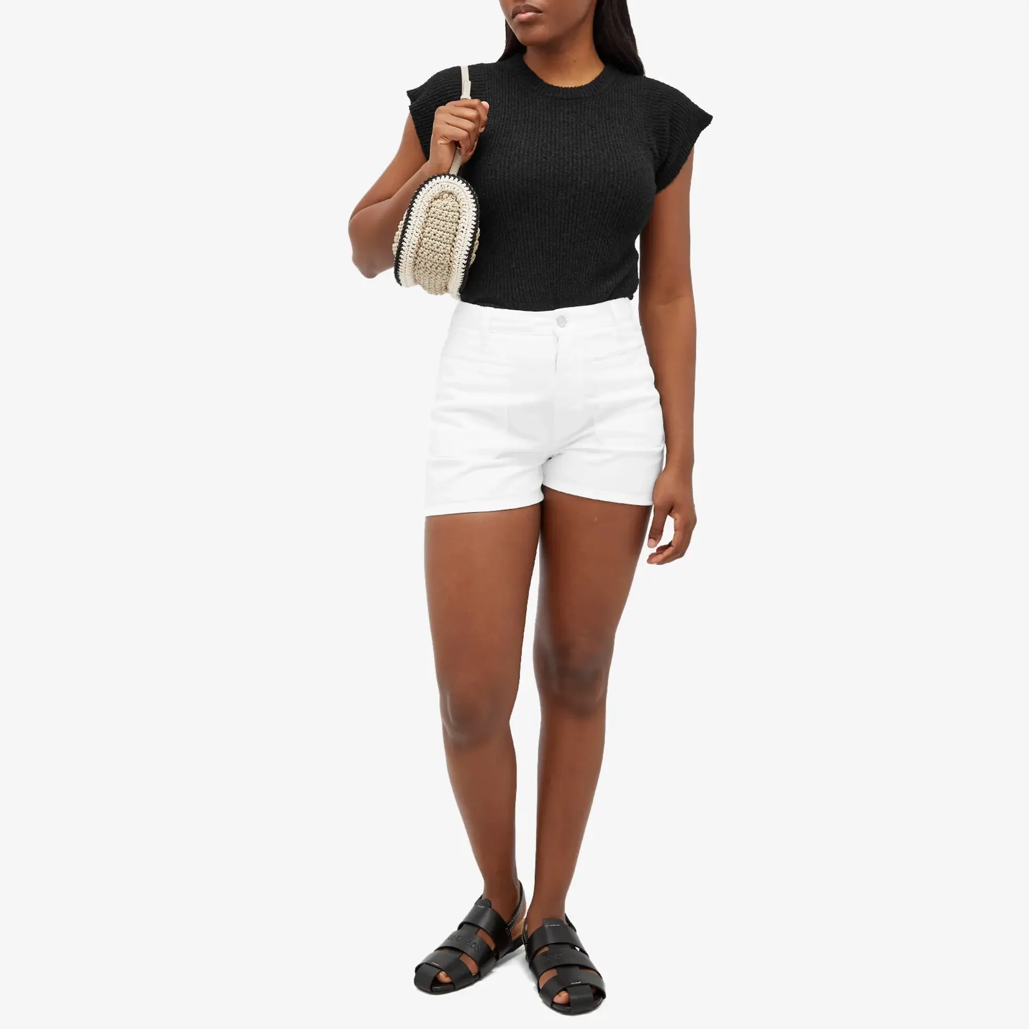 Dolce & Gabbana Women's High Waisted Denim Shorts Shorts - Cargo