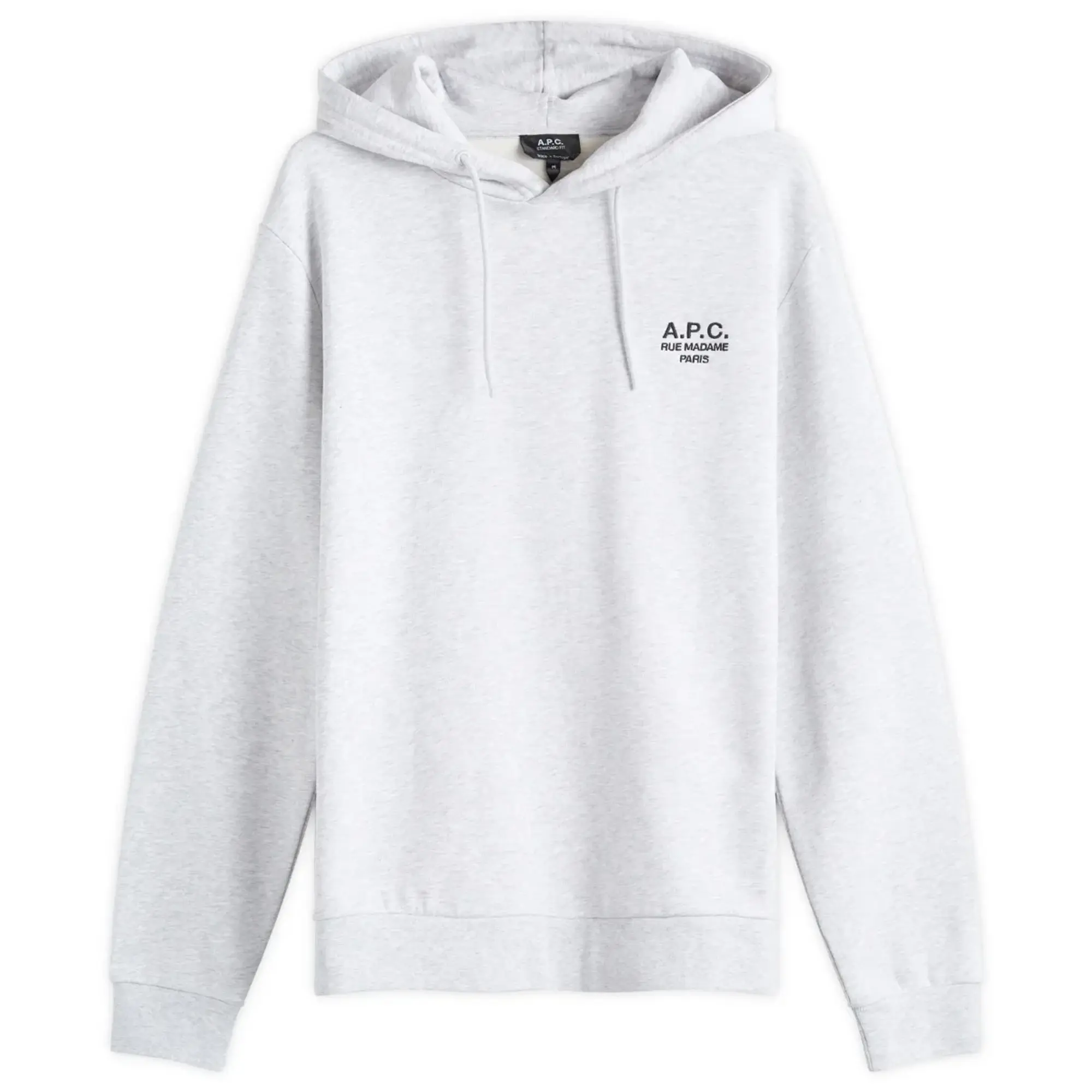 Asics A.P.C. Men's Rue Madame Logo Hoodie Heather Grey/Black