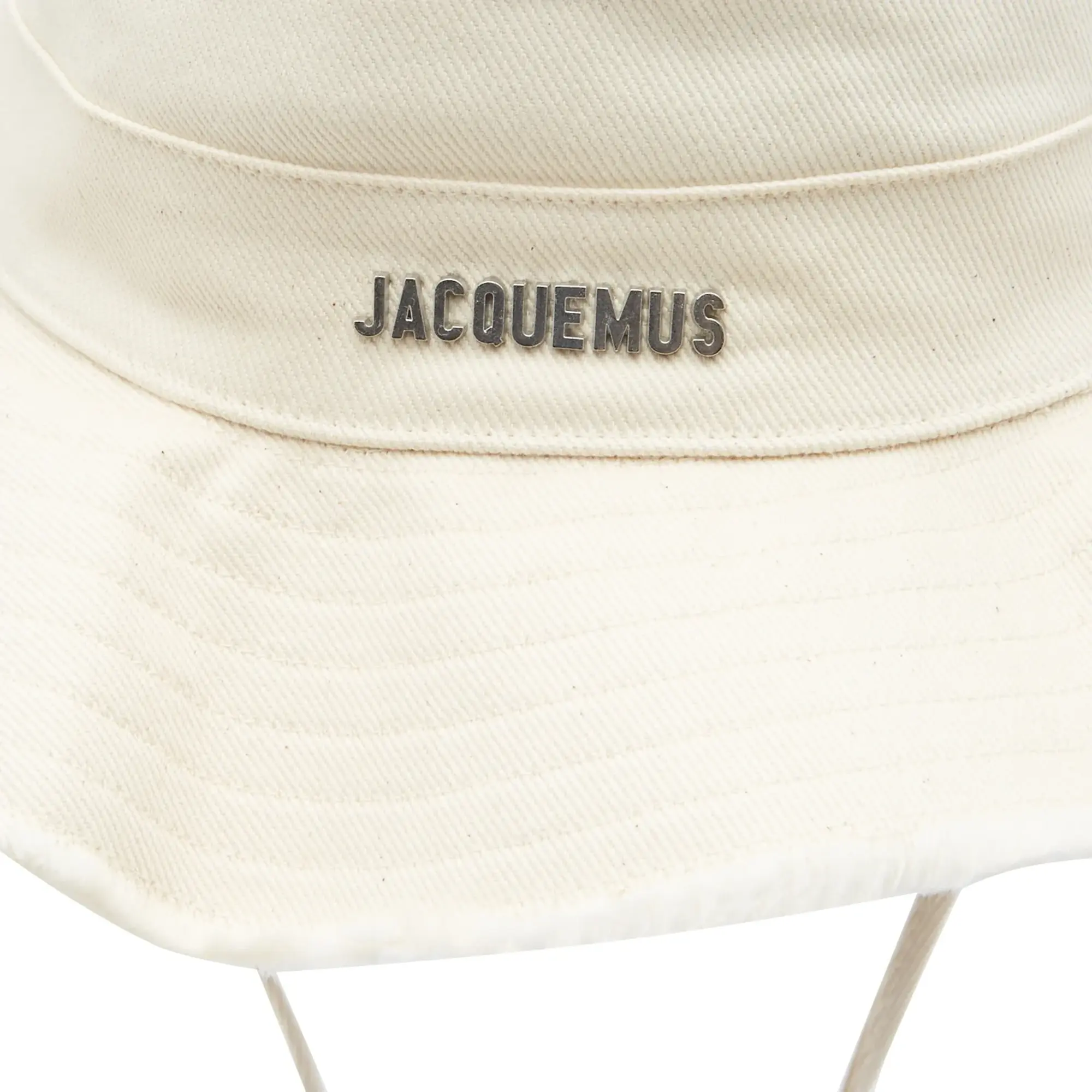 Jacquemus Men's Le Bob Artichaut Bucket Hat Off-White