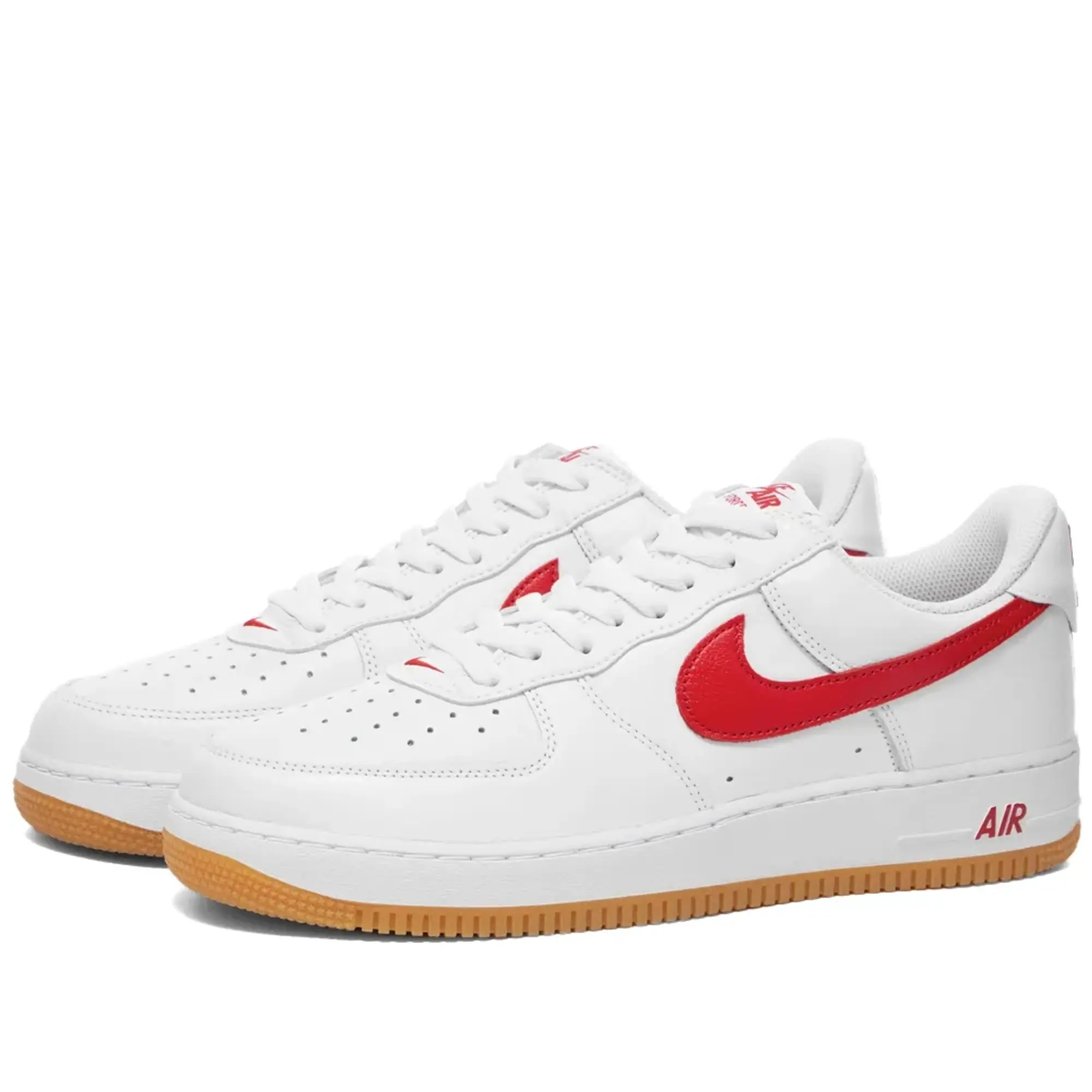 Gold and red air force ones hotsell