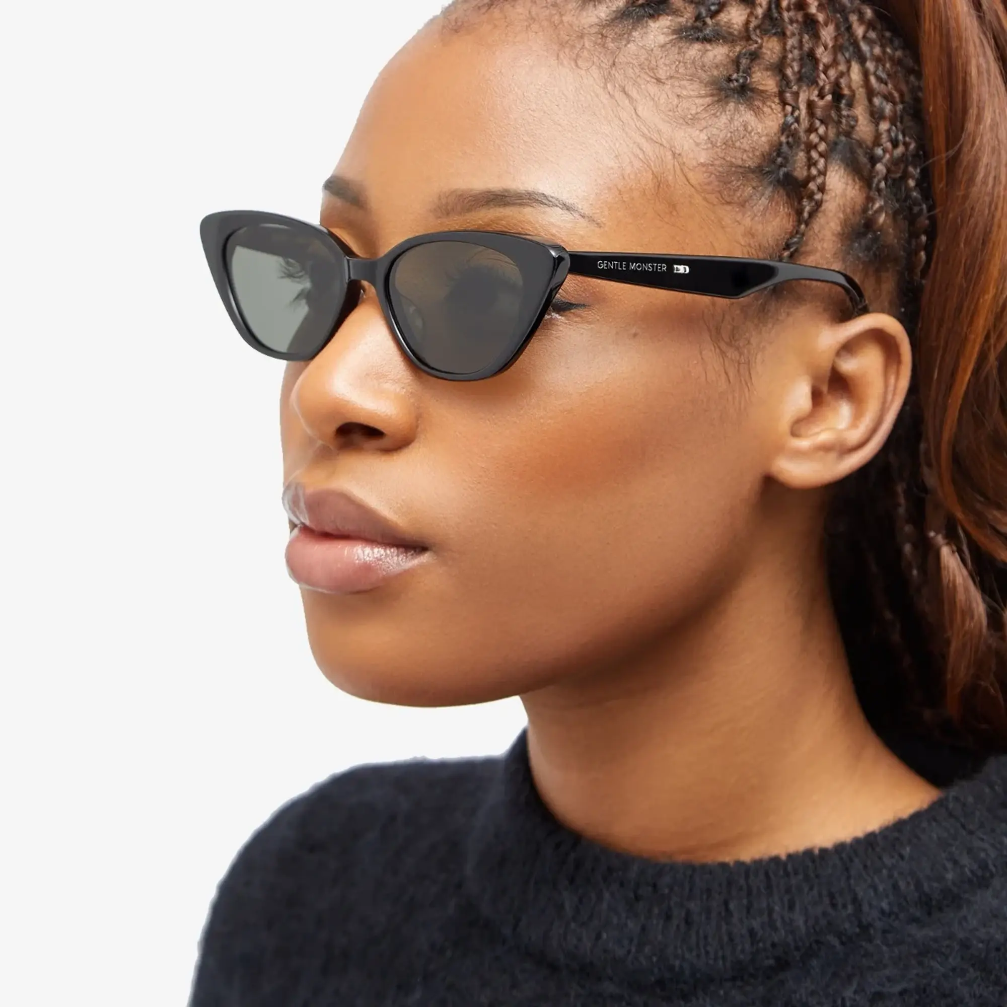 Gentle Monster Women's Crella Sunglasses Black/Grey | CRELLA Gentle Monster Women's Crella Sunglasses Black/Grey | CRELLA