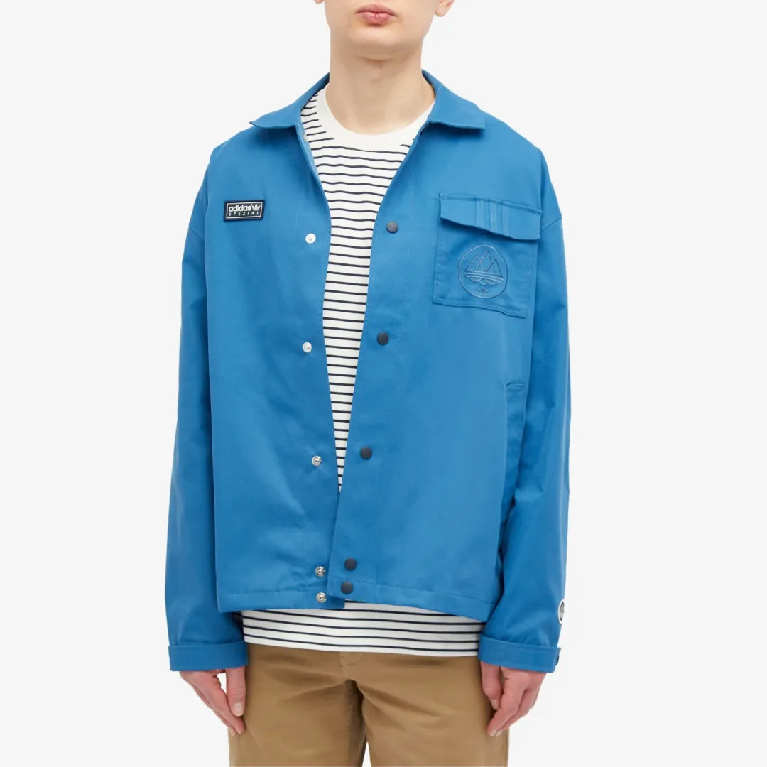 Adidas Men's SPZL Wingrove Jacket Core Blue | IT4262 | FOOTY.COM