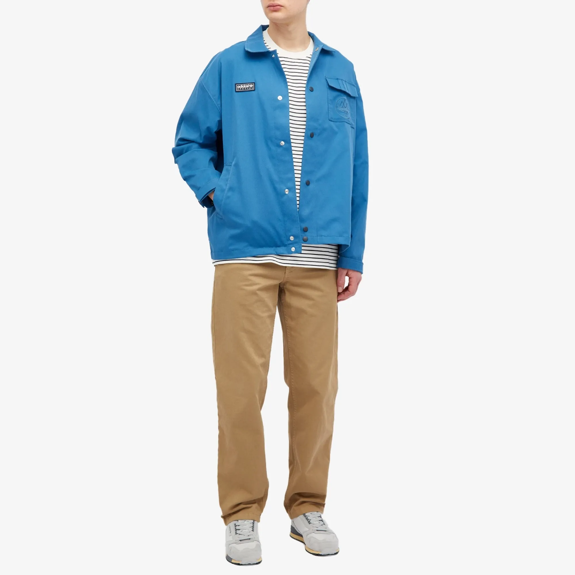 Adidas Men's SPZL Wingrove Jacket Core Blue | IT4262 | FOOTY.COM