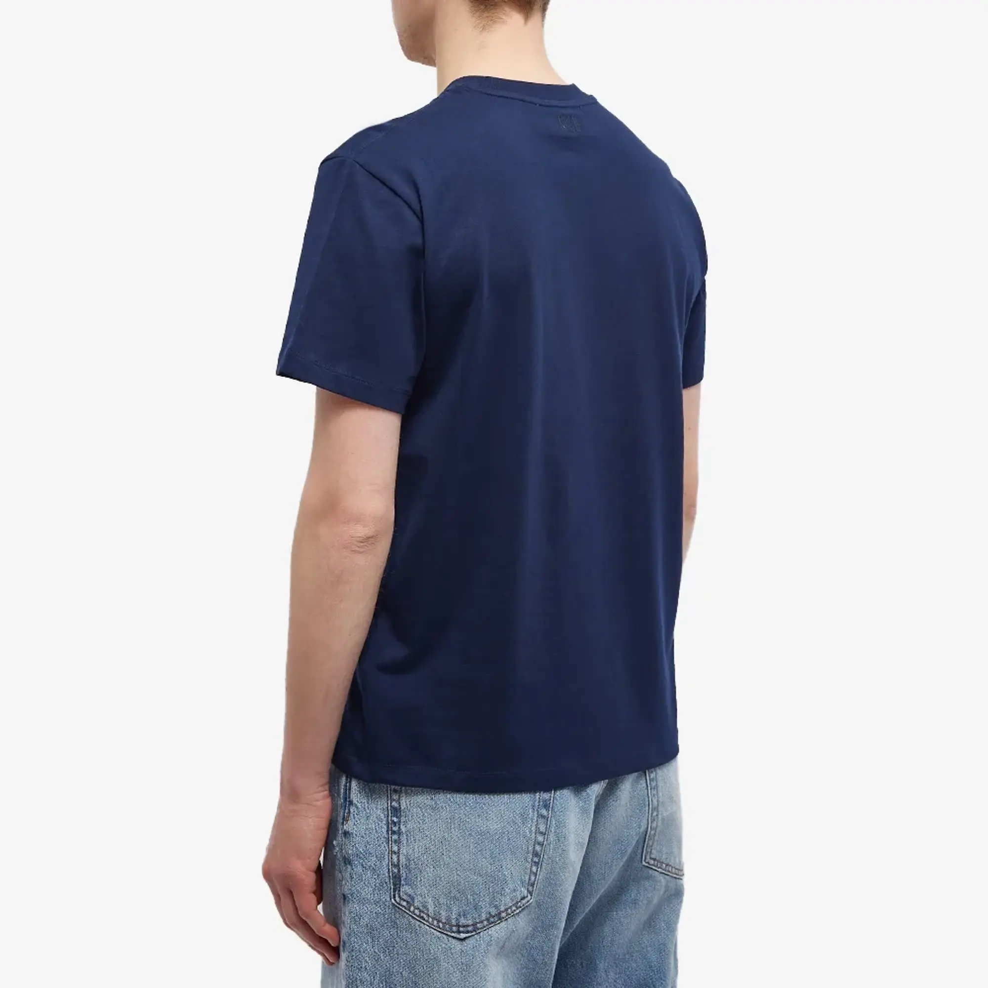 AMI Paris AMI Tonal Small A Heart T-Shirt Nautic Blue