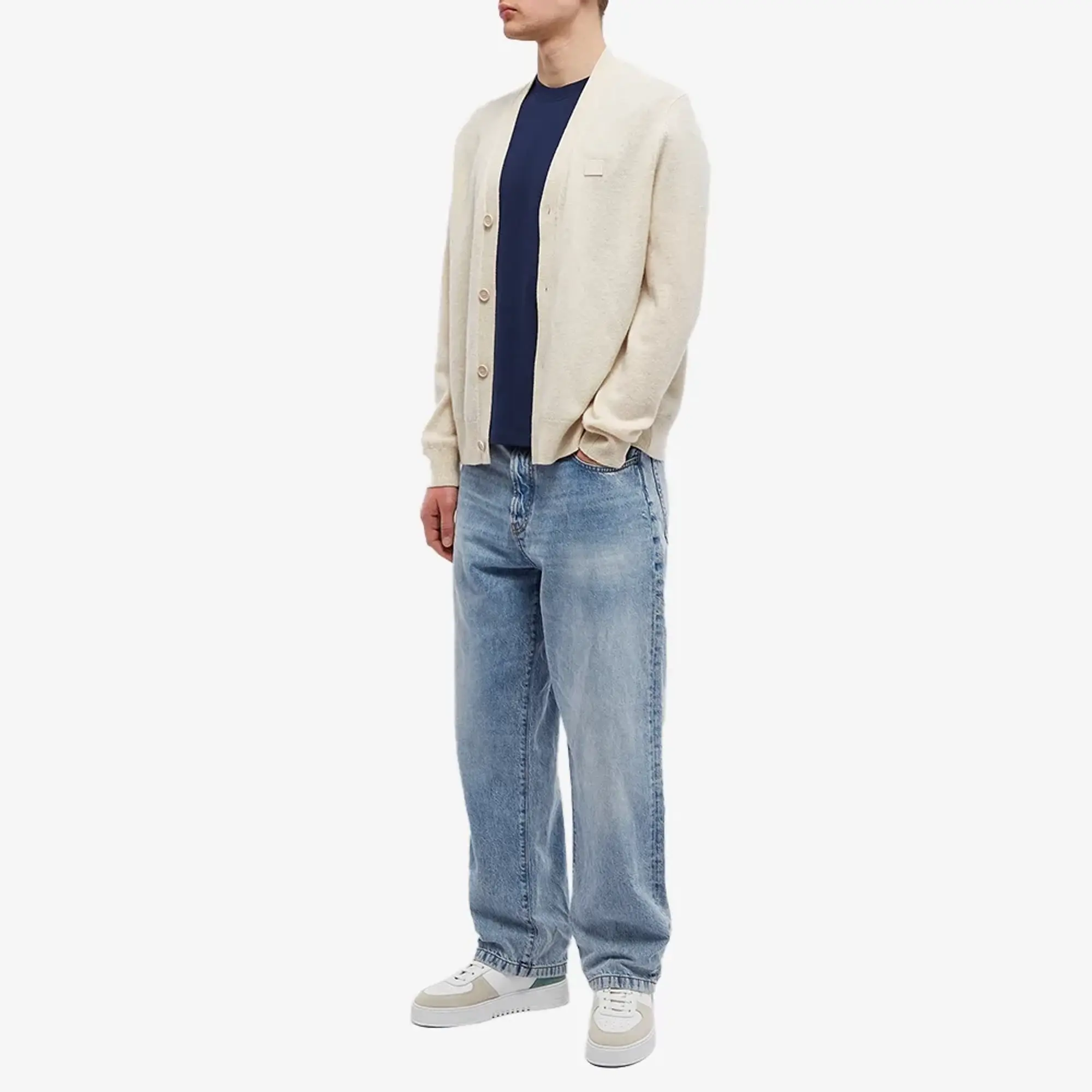 AMI Paris AMI Tonal Small A Heart T-Shirt Nautic Blue