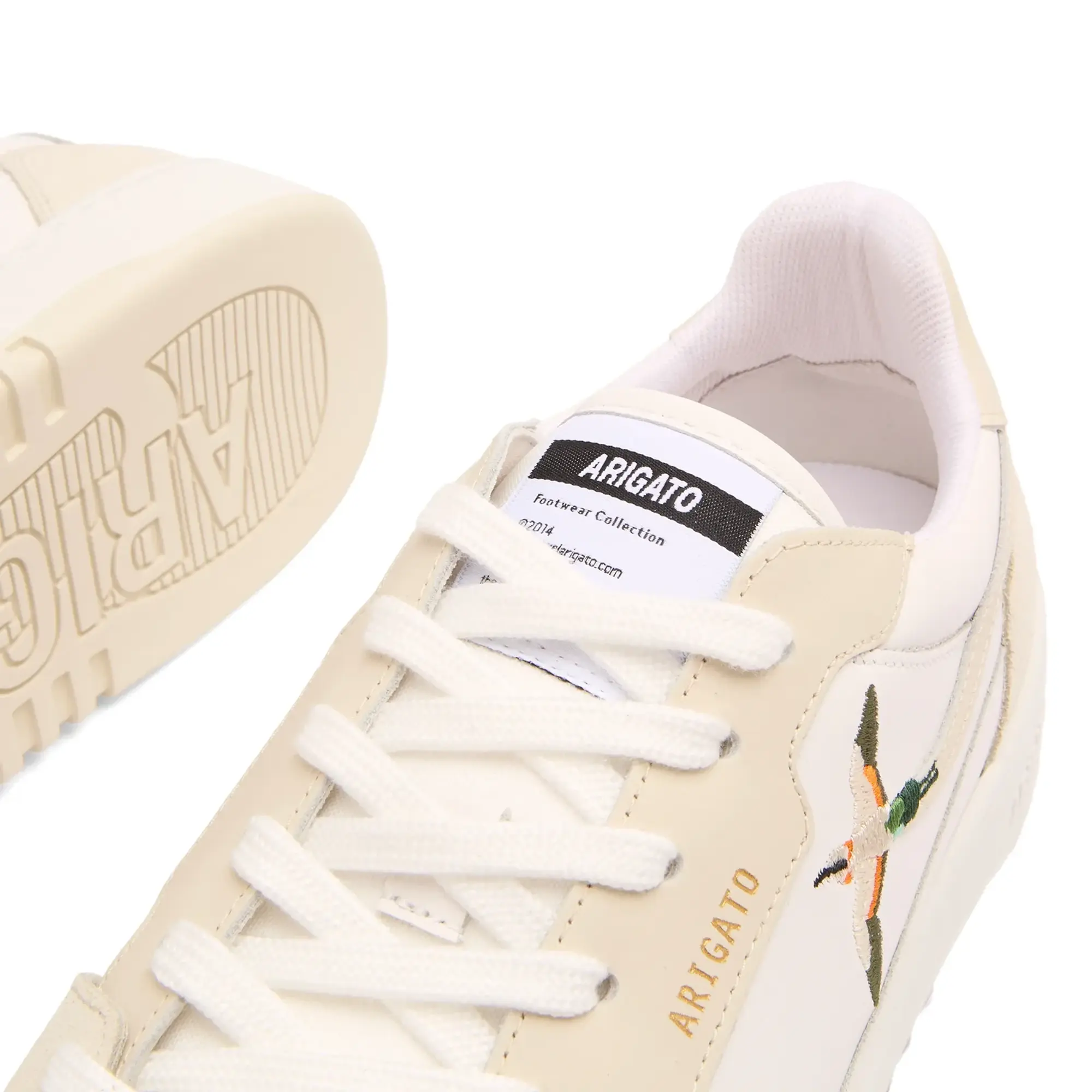 Axel Arigato Men's Dice Lo Bee Bird Sneaker White/Off White