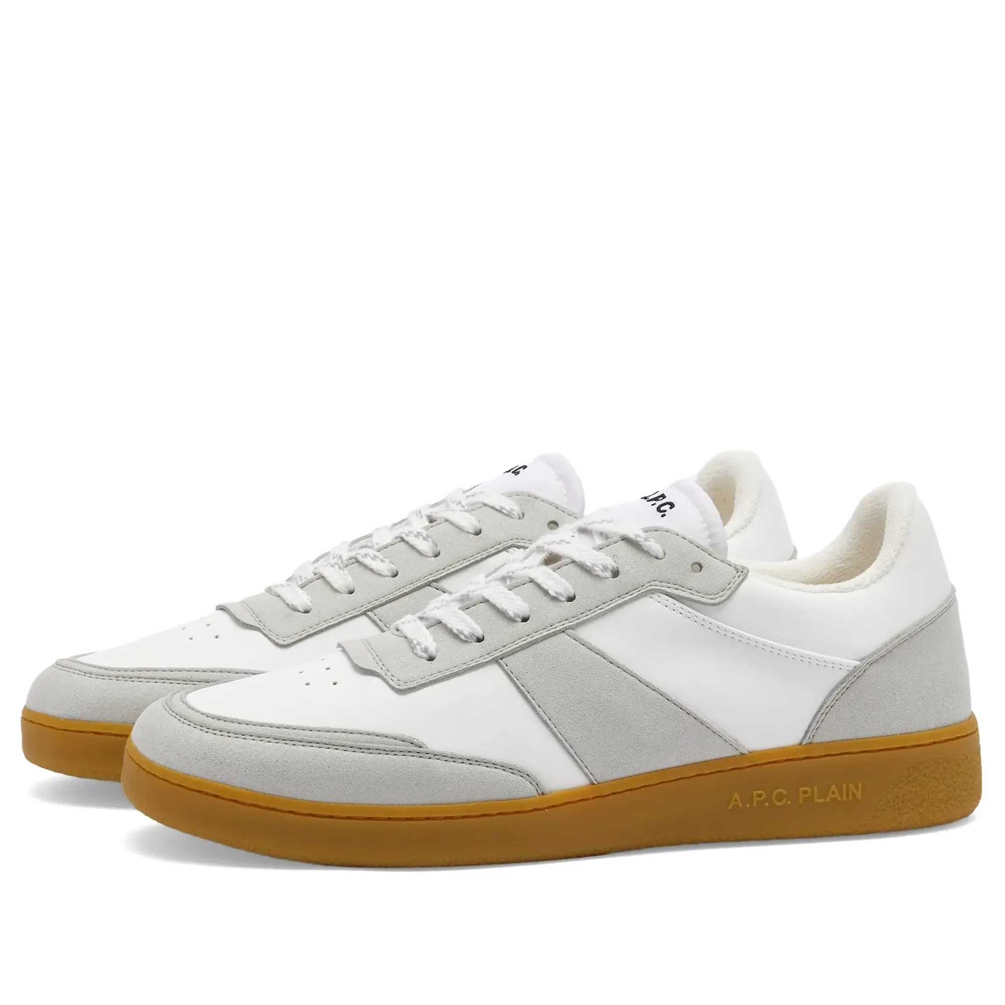 A.P.C. Men's Plain Sneaker White/Gum