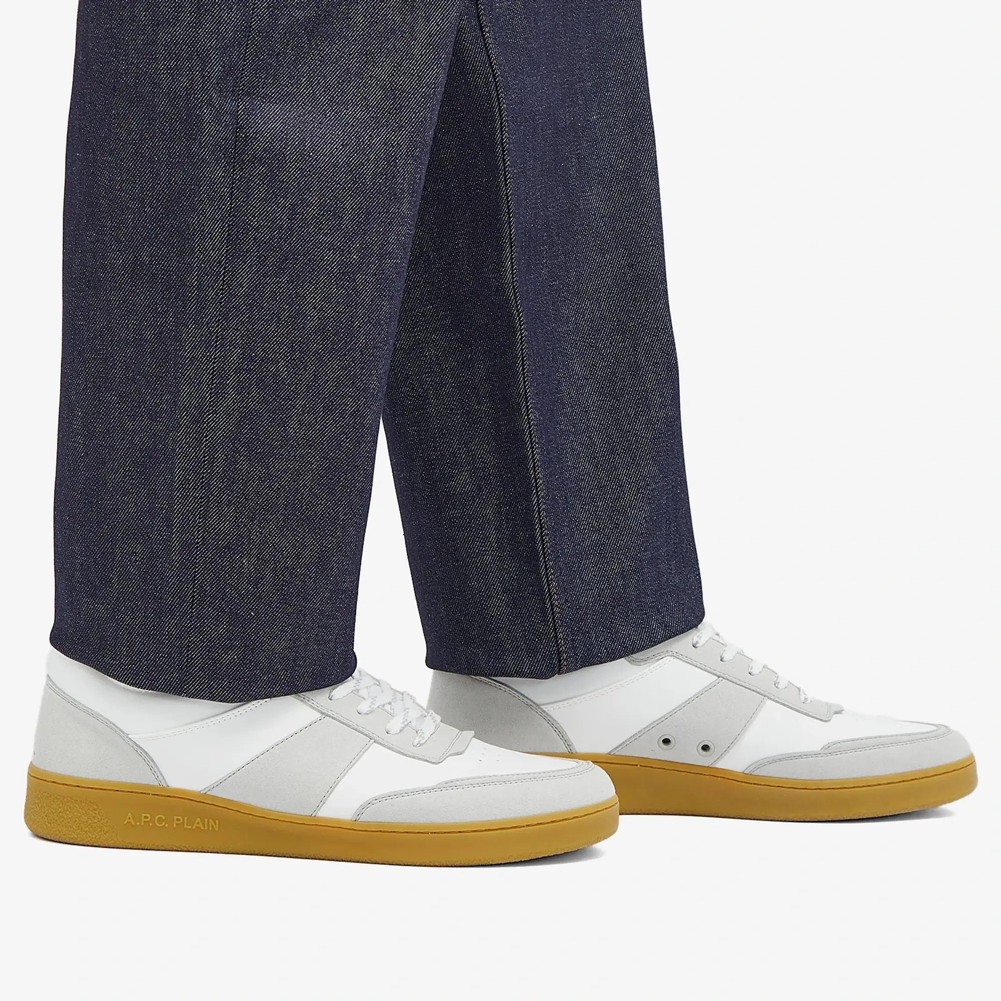 A.P.C. Men's Plain Sneaker White/Gum