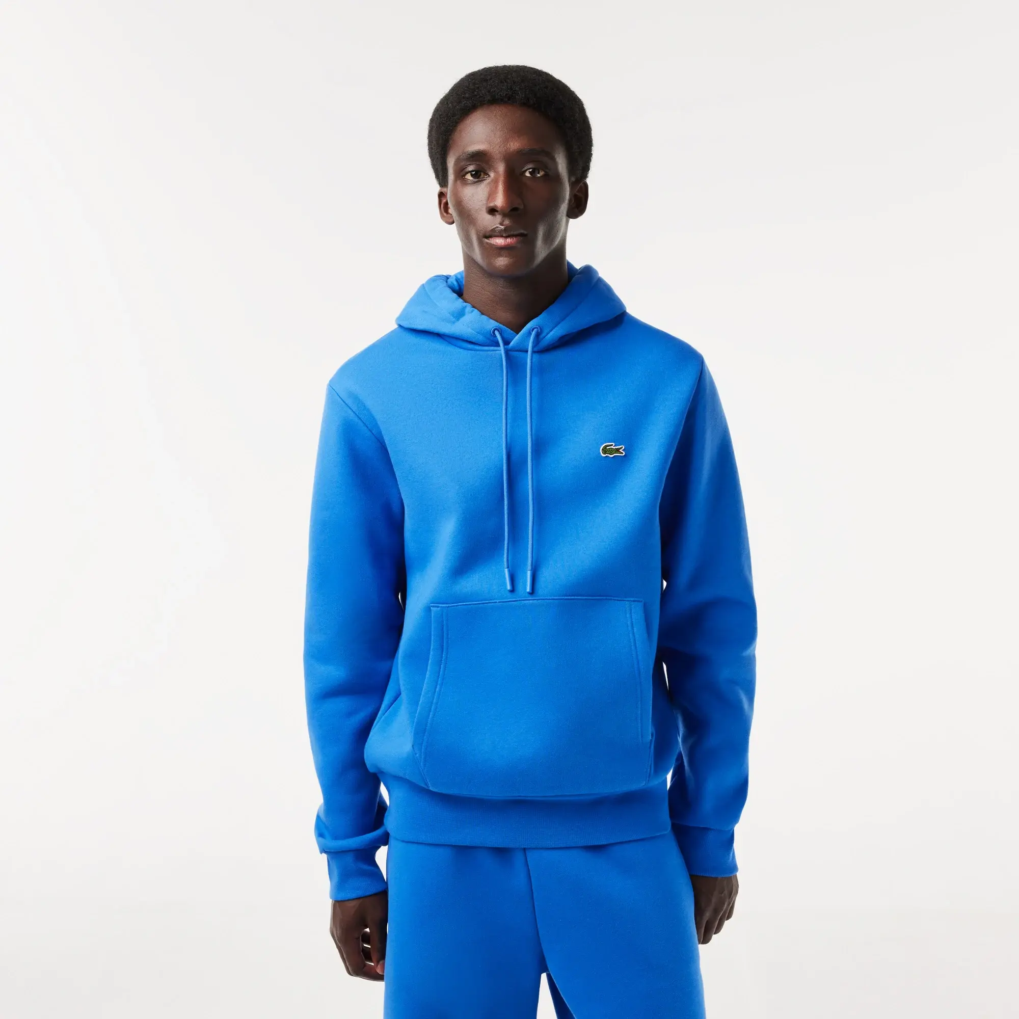 Lacoste Fleece Hoodie - Blue