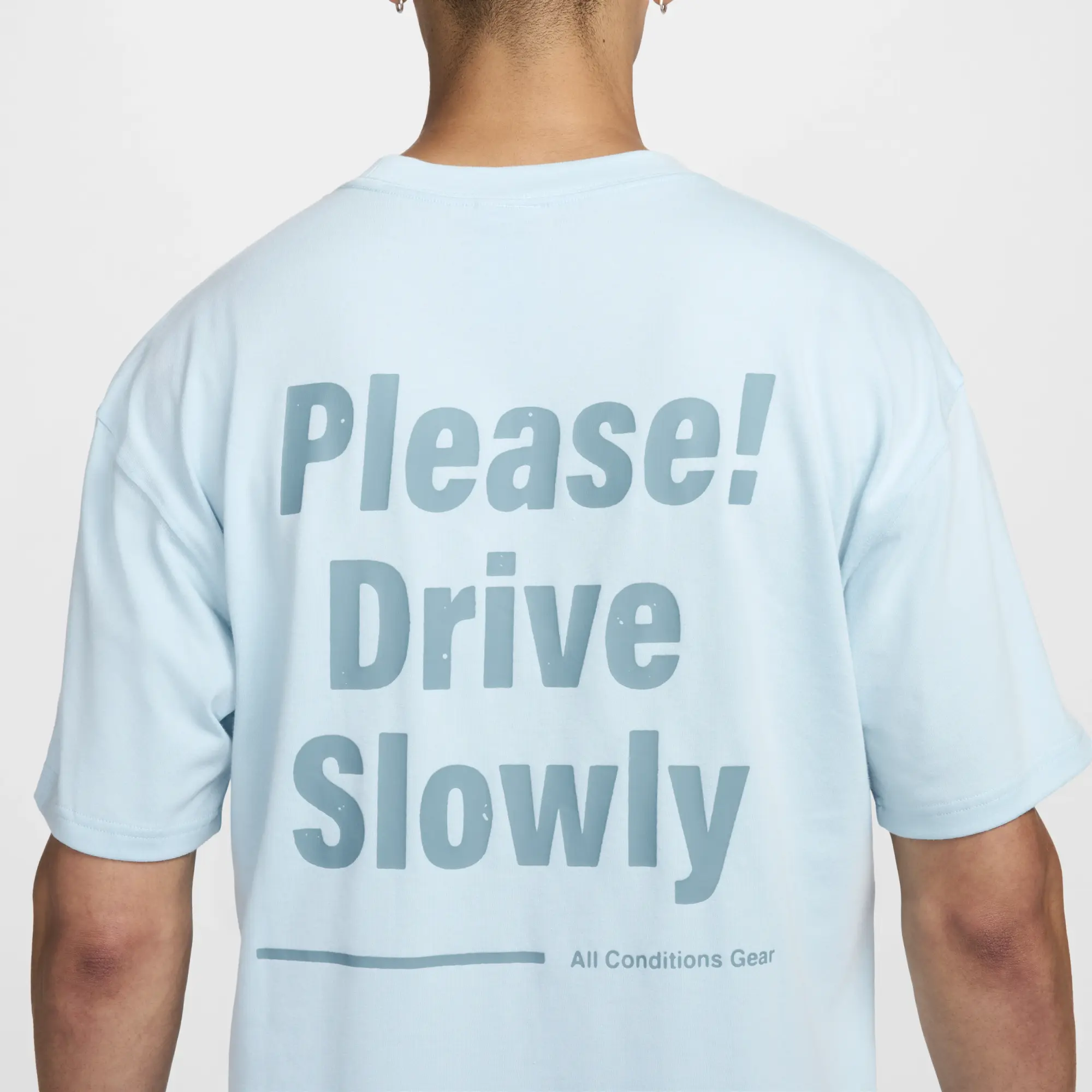 T-Shirt Nike M Nrg Acg Df Tee Oc Dog Sled Glacier Blue Xs