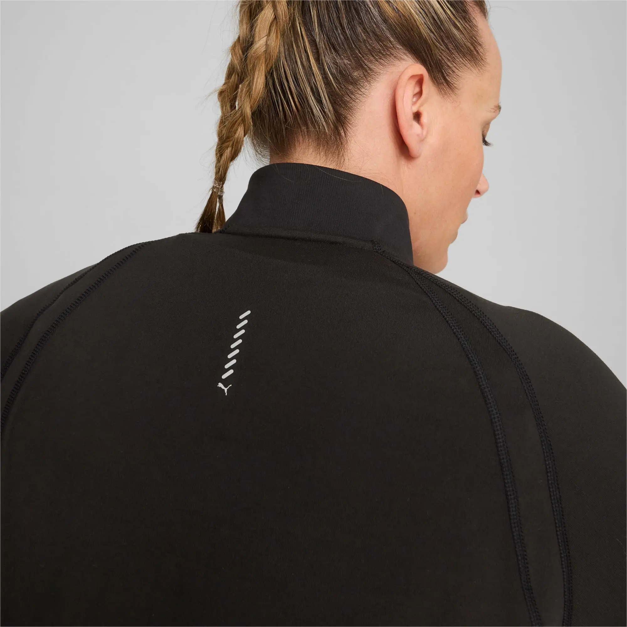 PUMA Run Cloudspun Quarter-Zip Top Women, Black
