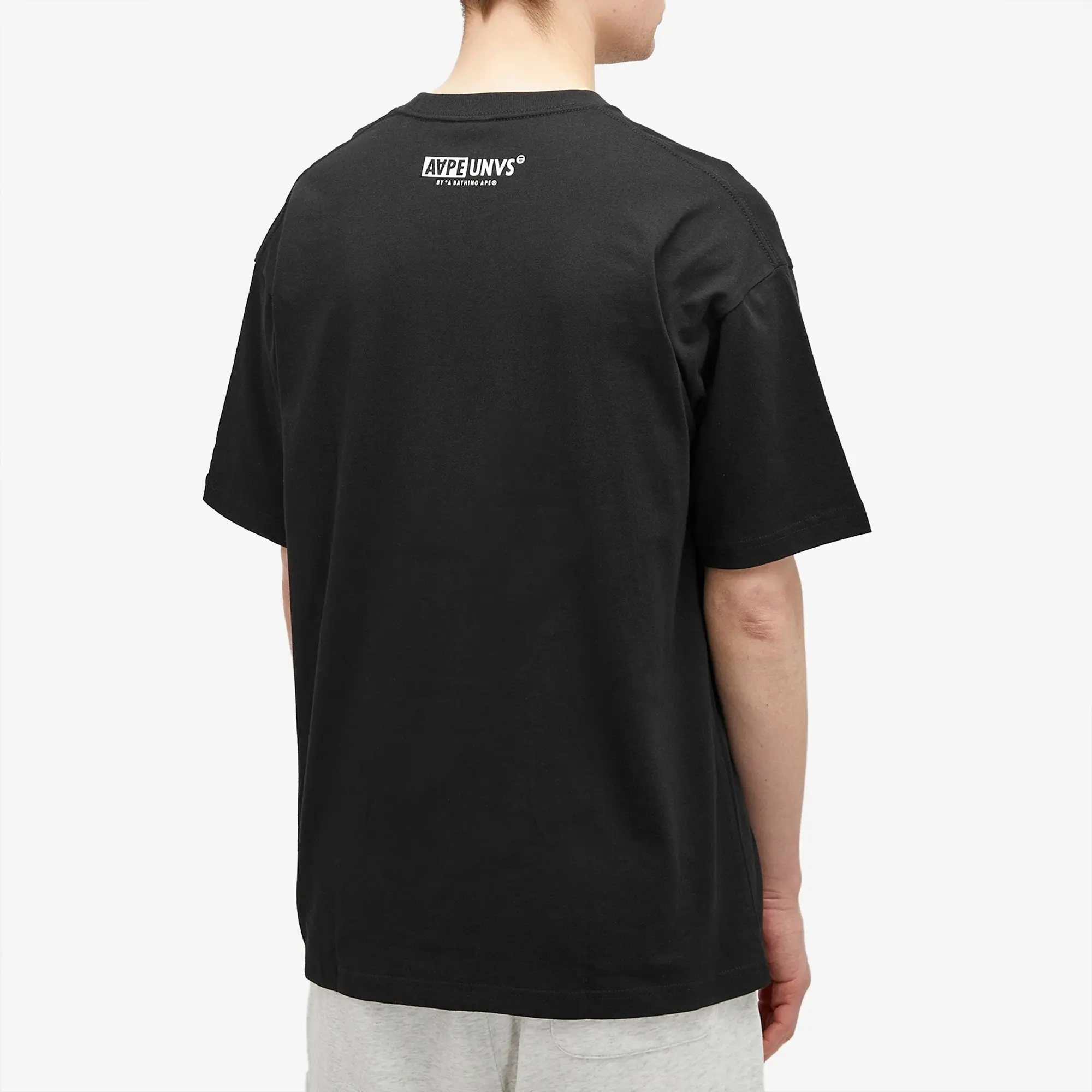 A Bathing Ape AAPE Monogram Moonface T-Shirt Black
