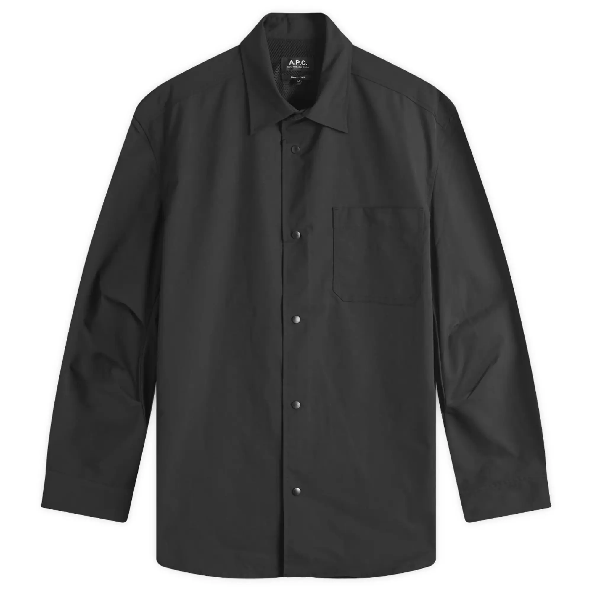 A.P.C. Men's Taku Showerproof Shirt Jacket Black