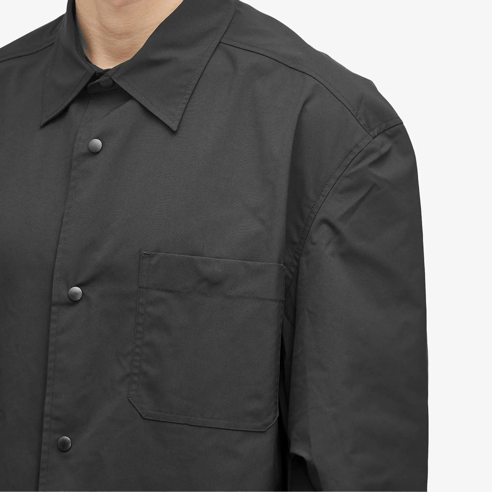 A.P.C. Men's Taku Showerproof Shirt Jacket Black