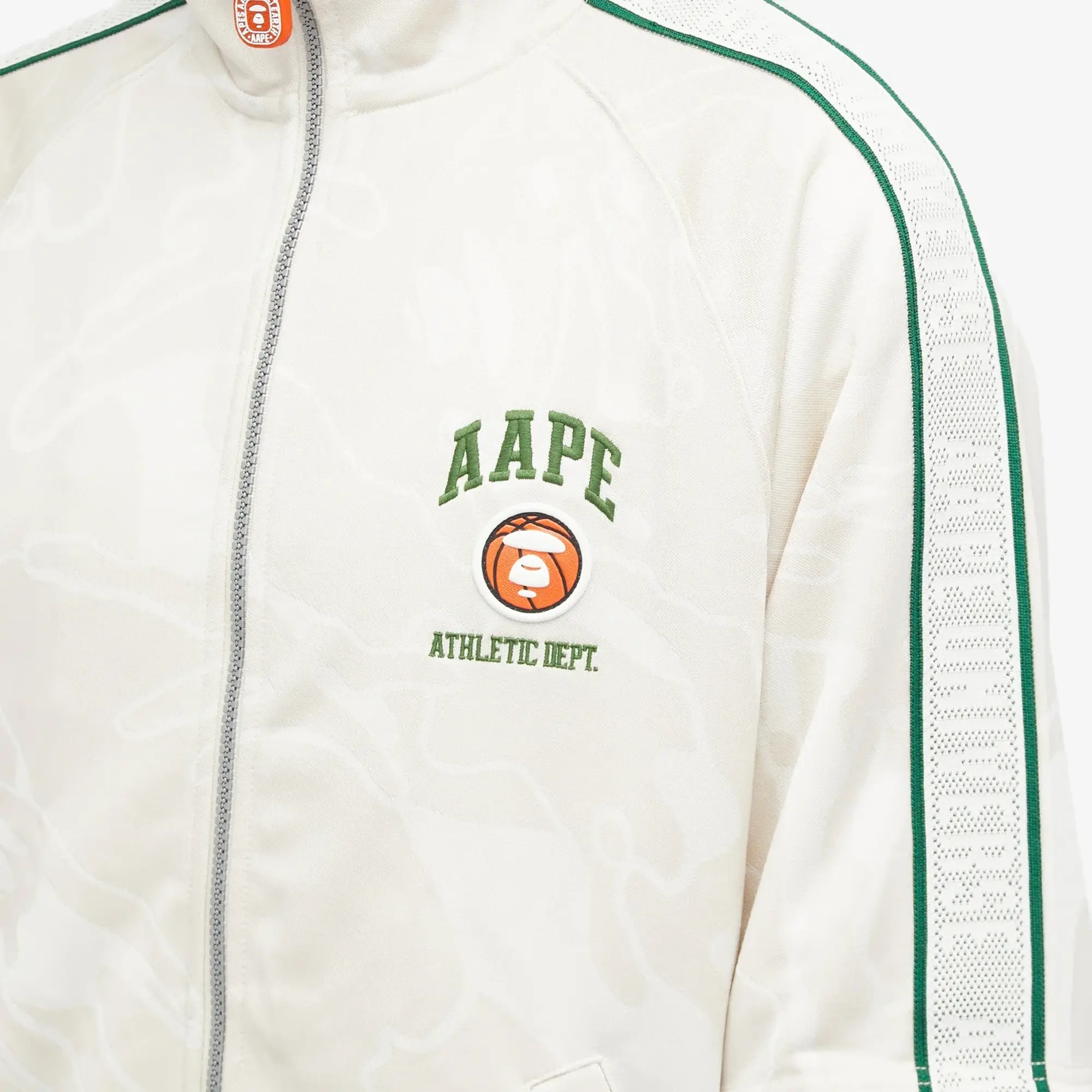 A Bathing Ape AAPE Pop Sleeve Sweatshirt Light Ivory