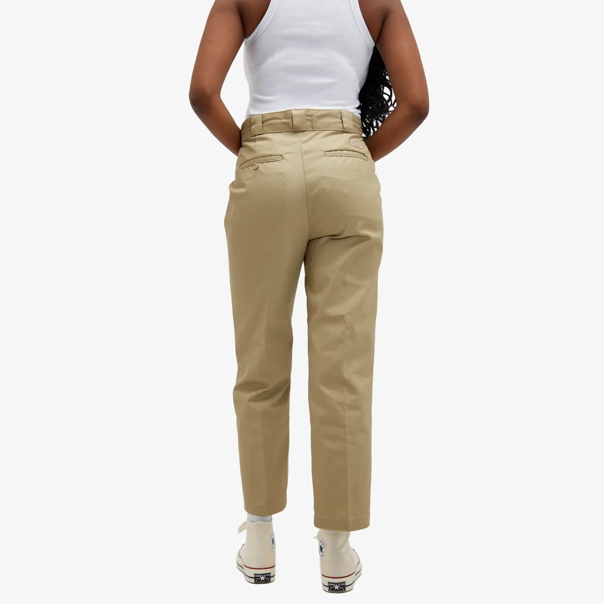 Dickies Women's Phoenix Cropped Trousers Khaki