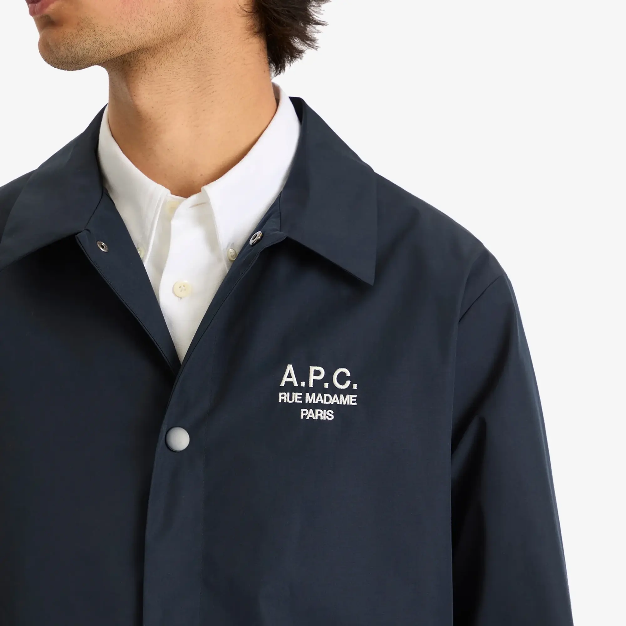 A.P.C. Men's Regis Coaches Jacket Dark Navy