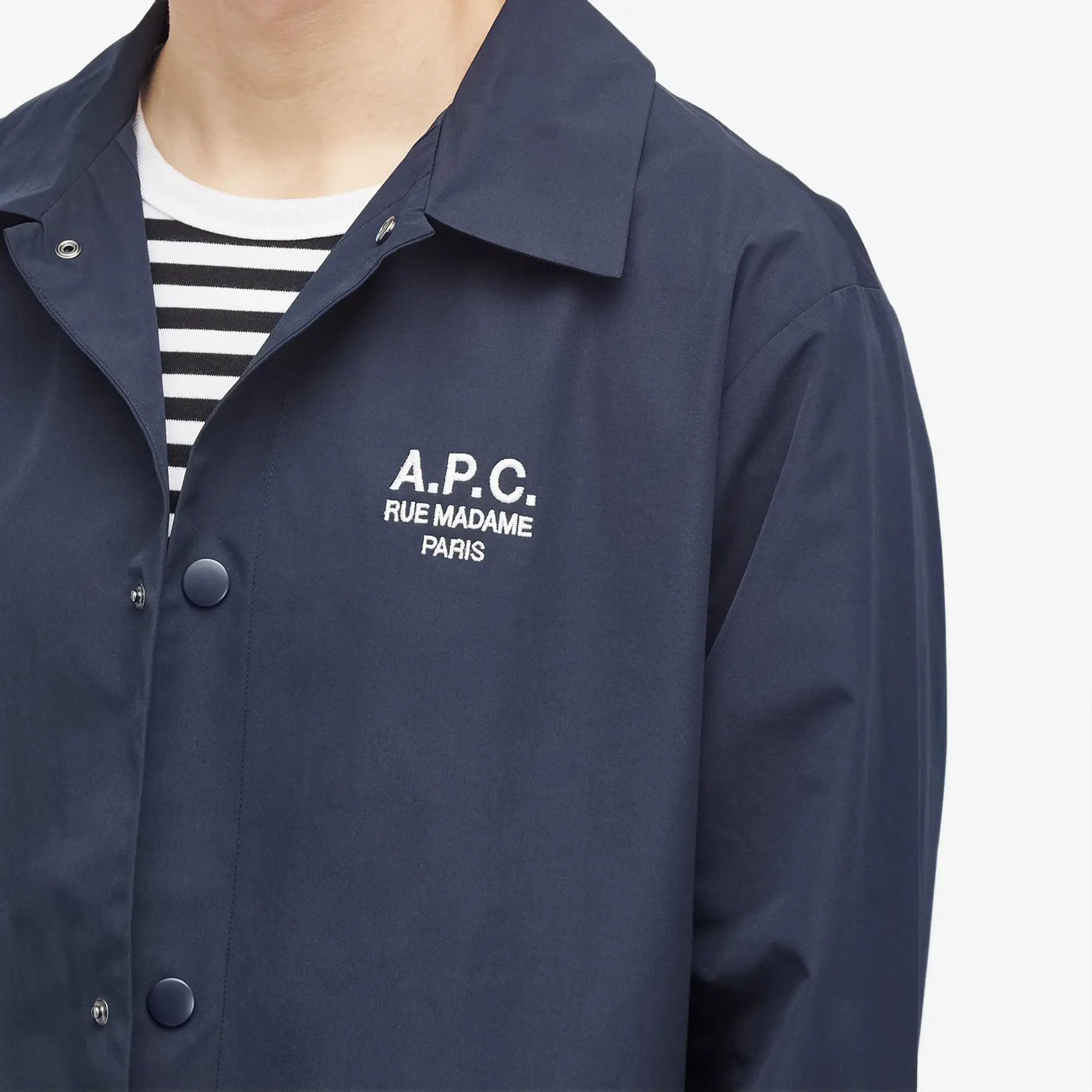 A.P.C. Men's Regis Coaches Jacket Dark Navy
