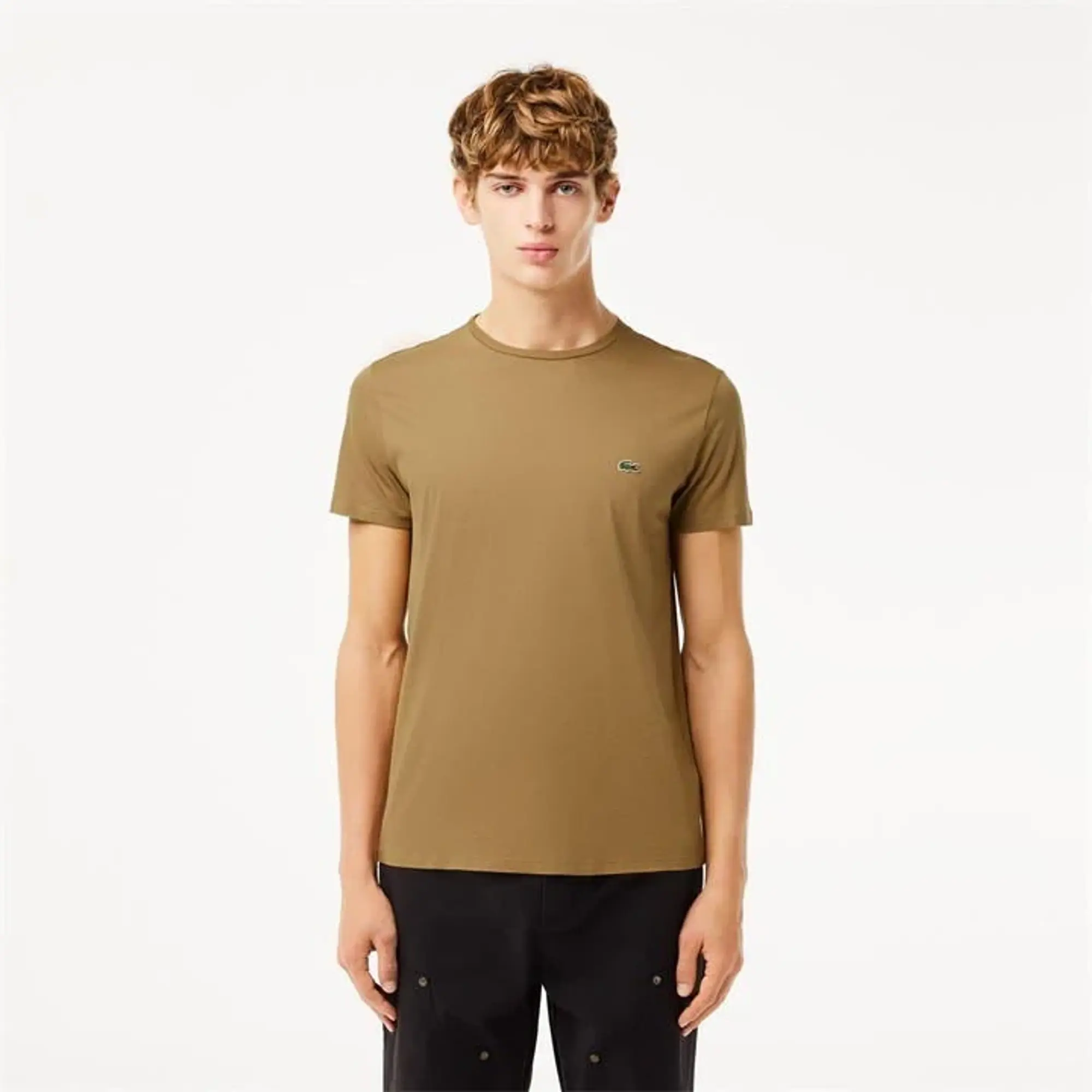 Lacoste Cotton Pima T-shirt - Brown