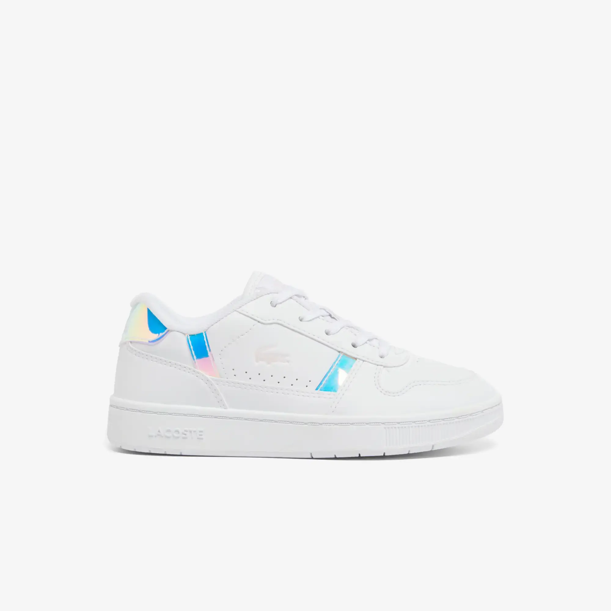 Lacoste Children's T-Clip Set Trainers - White & Light Pink