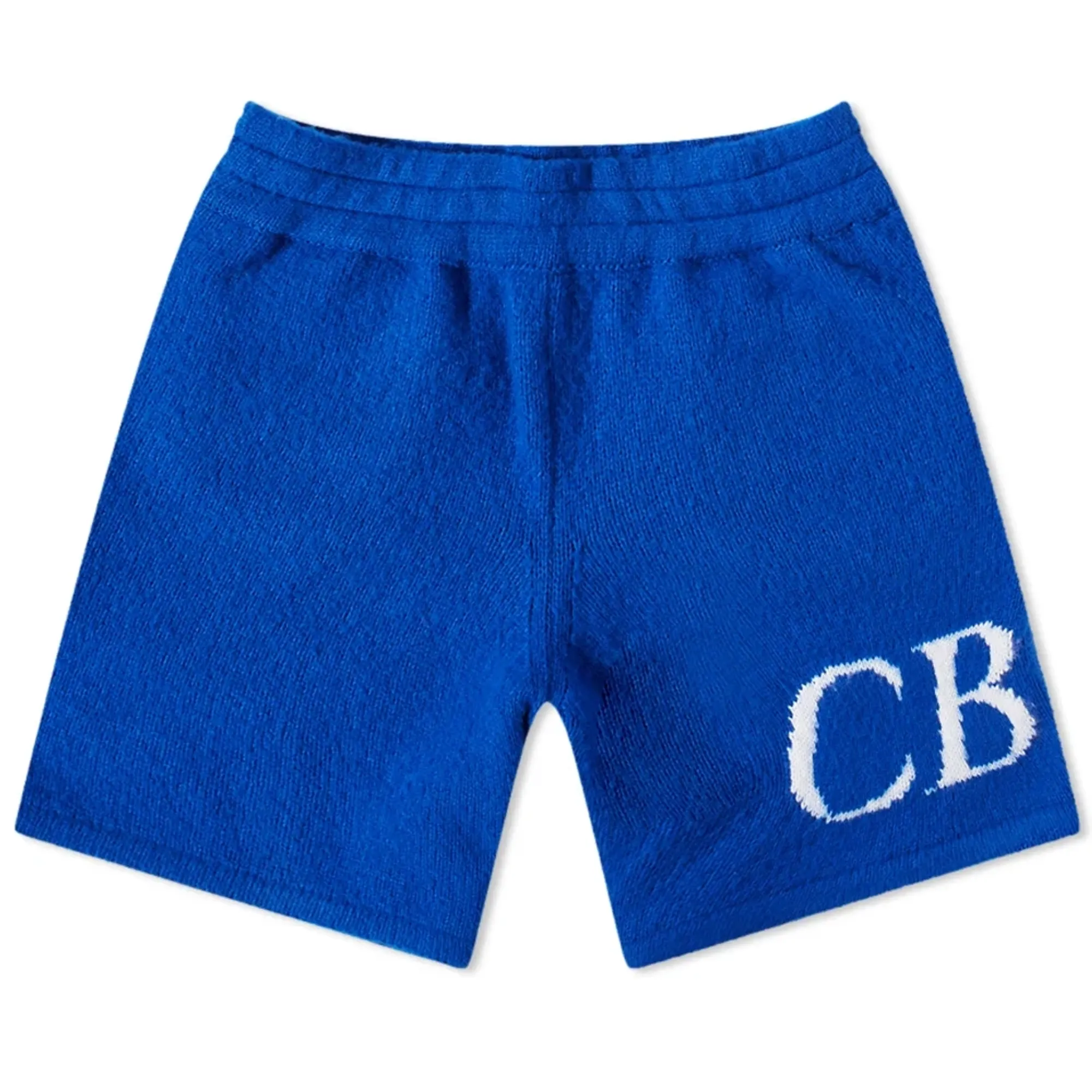 Cole Buxtonのニットショーツ/ L Cole Buxton Men's Intarsia Knit Shorts Cobalt Blue | CB-SS22-KS