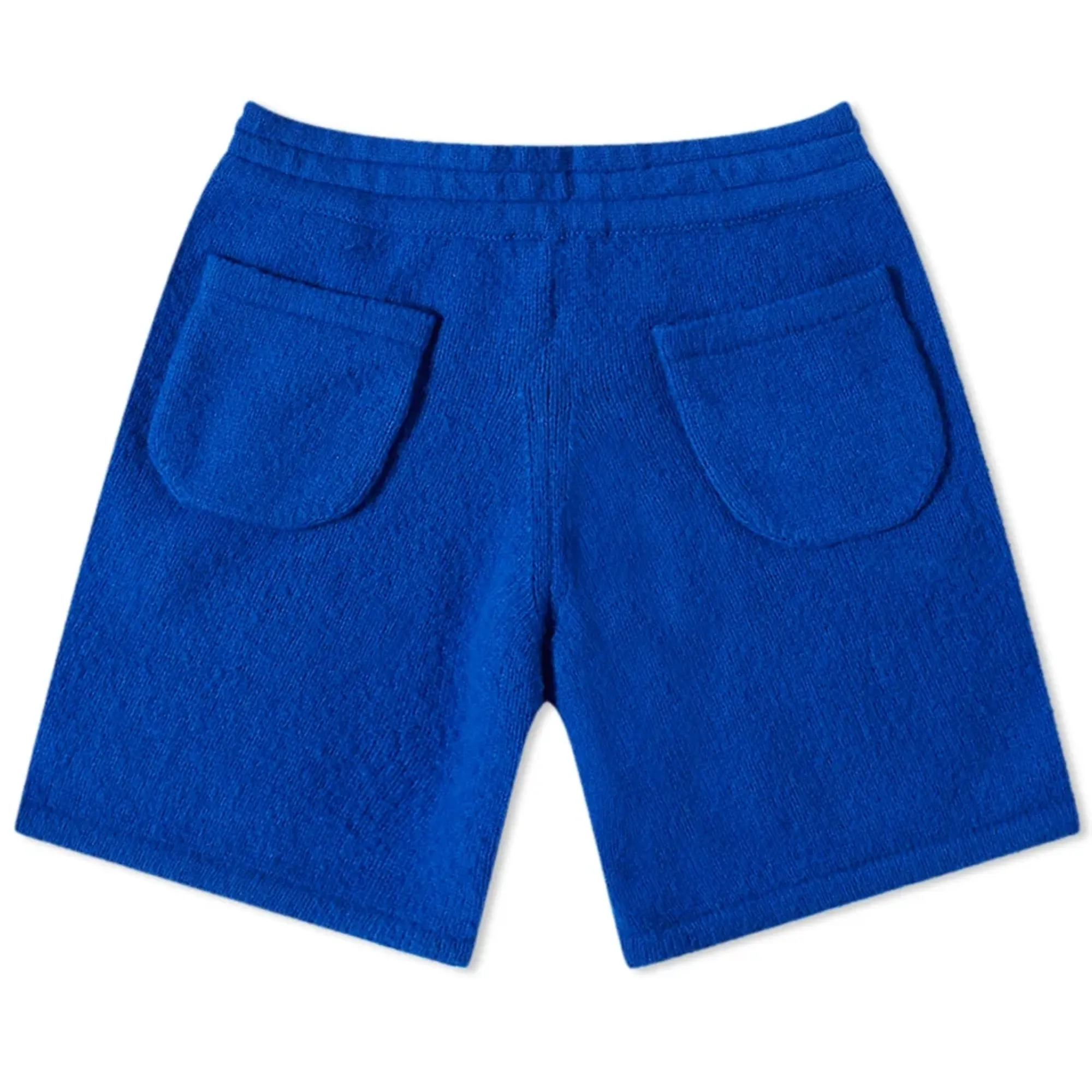 Cole Buxton Men's Intarsia Knit Shorts Cobalt Blue | CB-SS22-KS