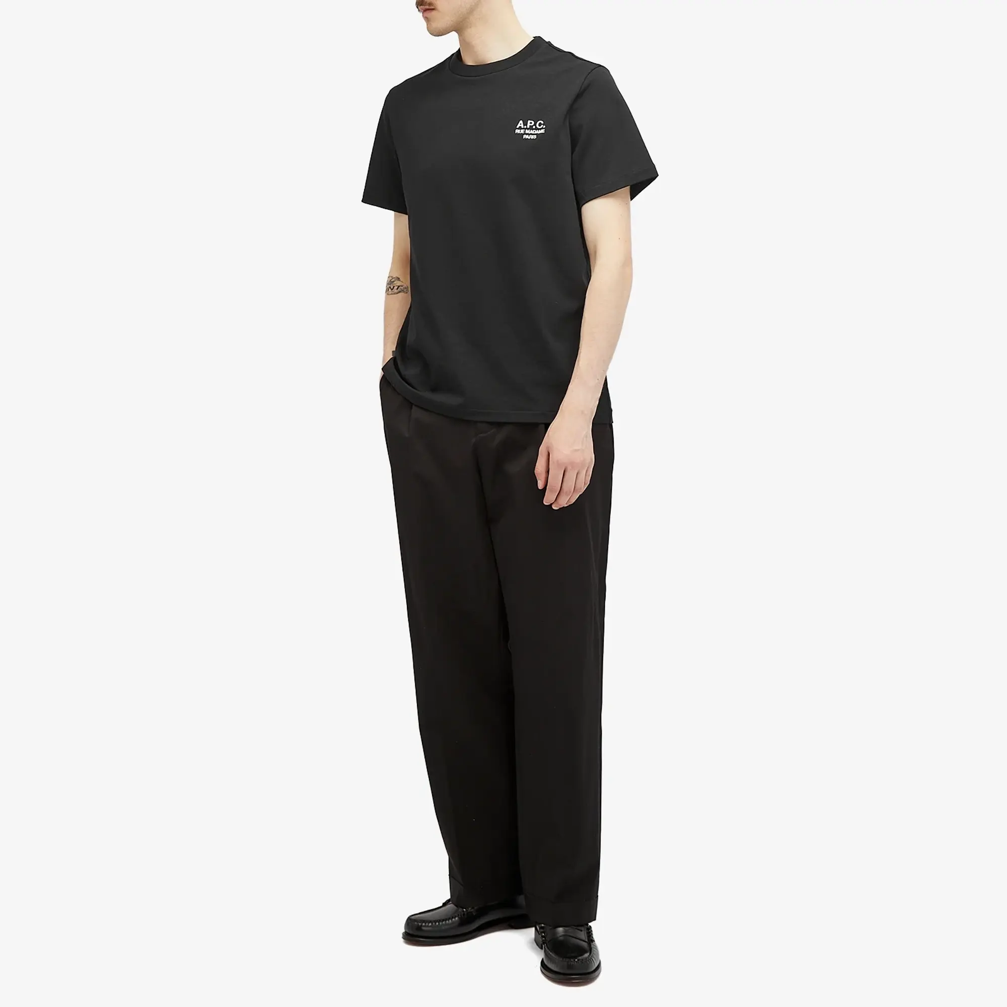 T-Shirt A.P.C. Standard Rue Madame T-Shirt Unisex Black/ White S