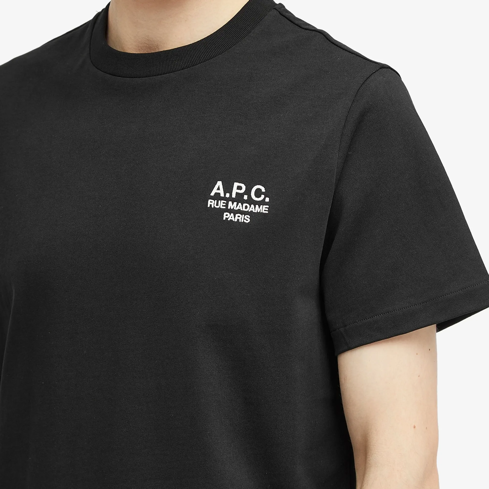 T-Shirt A.P.C. Standard Rue Madame T-Shirt Unisex Black/ White S
