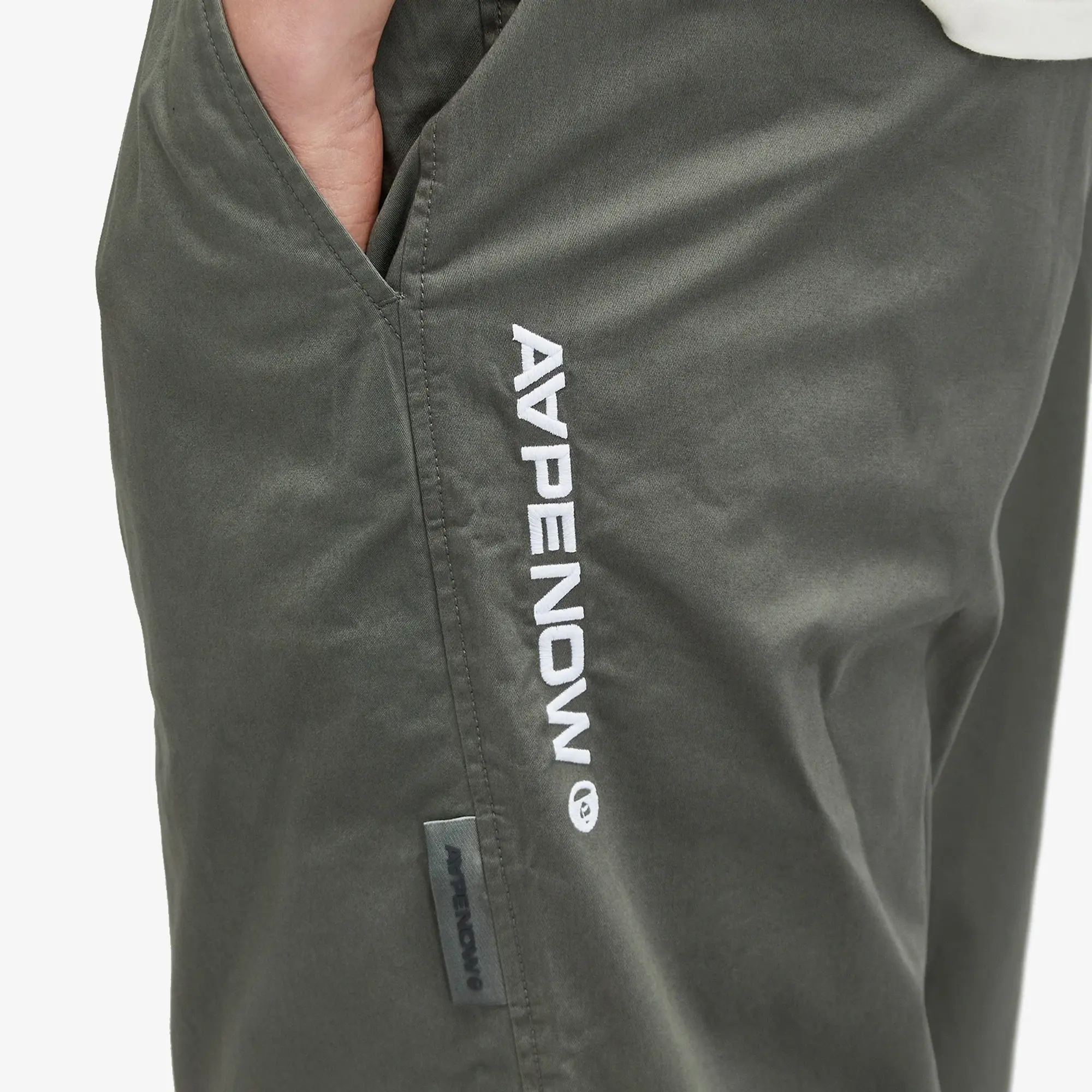 A Bathing Ape AAPE Drawstring Woven Trouser Khaki