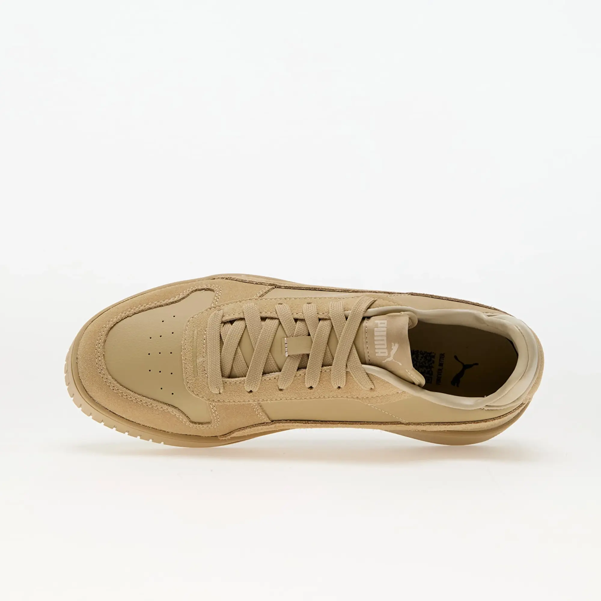 Tan puma sneakers on sale