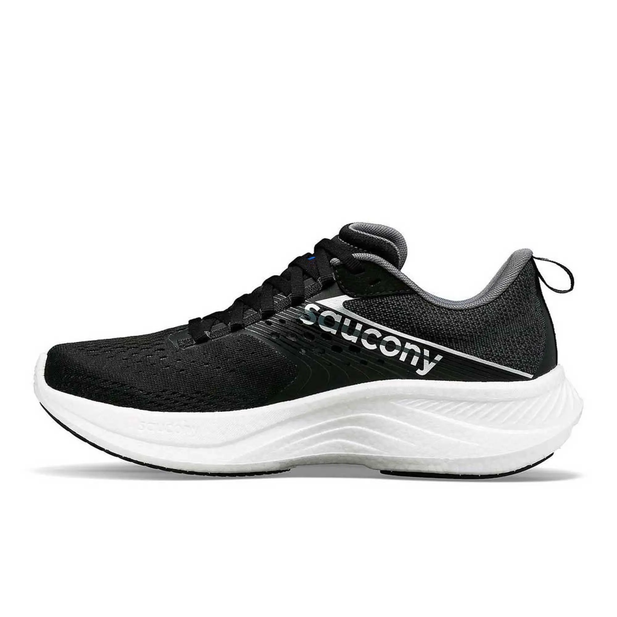 Saucony Ride 17 Neutral Running Shoe Men - Black, White