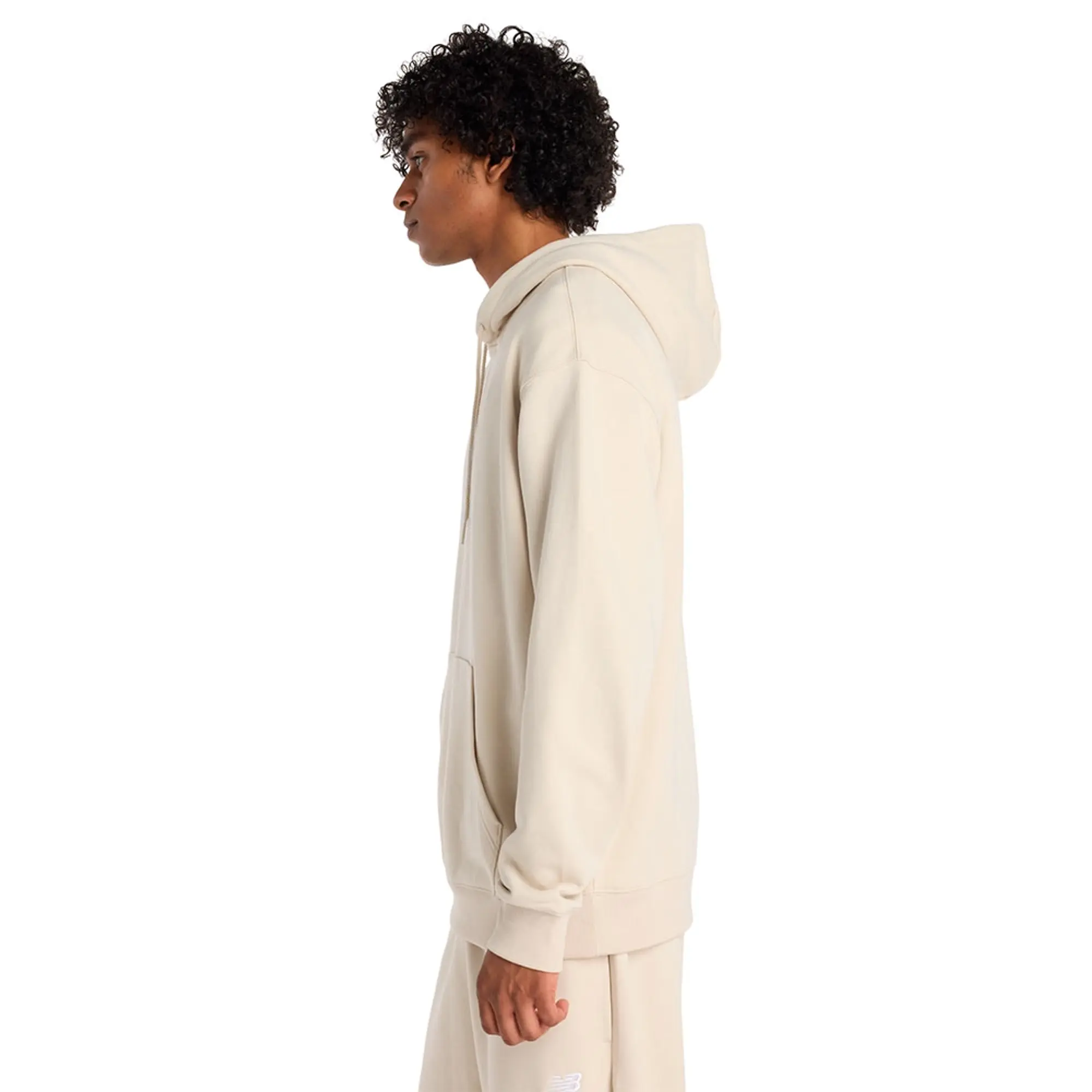New Balance Stacked Logo French Terry Hoodie