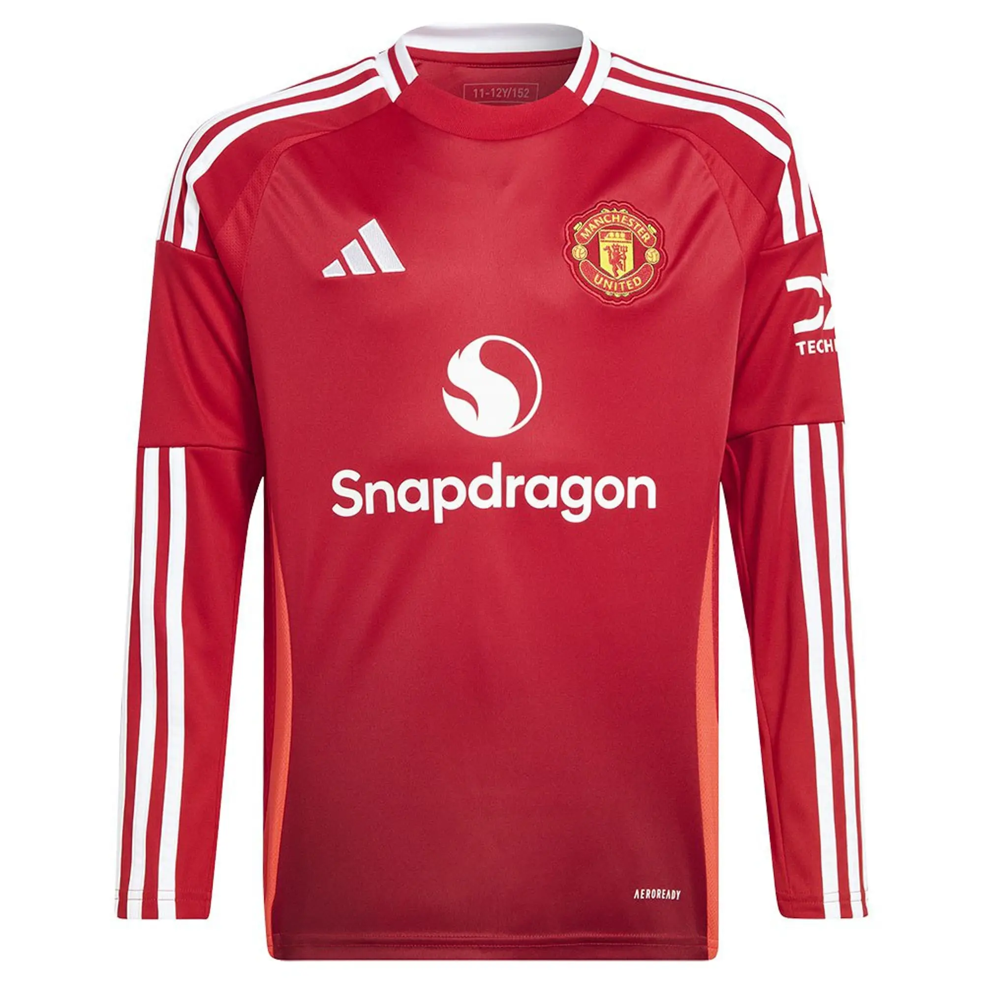 adidas Manchester United Kids LS Home Shirt 2024/25