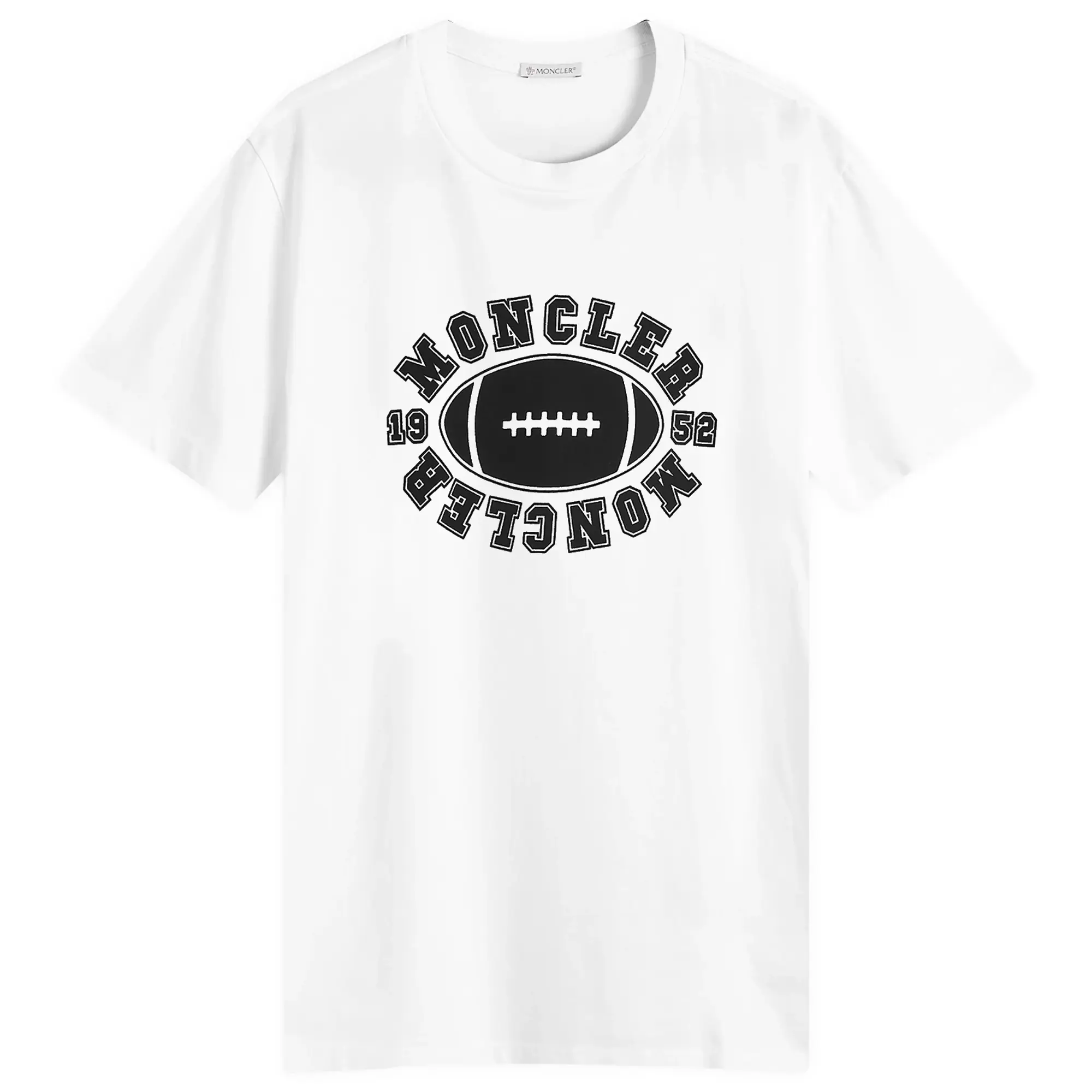 Moncler Men's 1952 Football T-Shirt White
