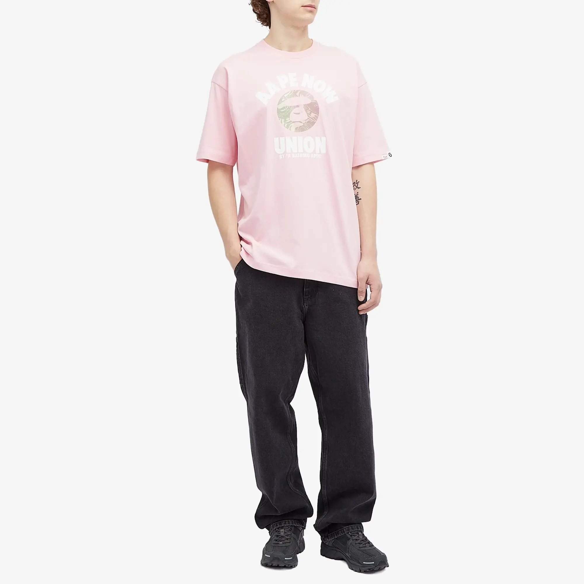 AAPE By A Bathing Ape Union T-Shirt, Pink