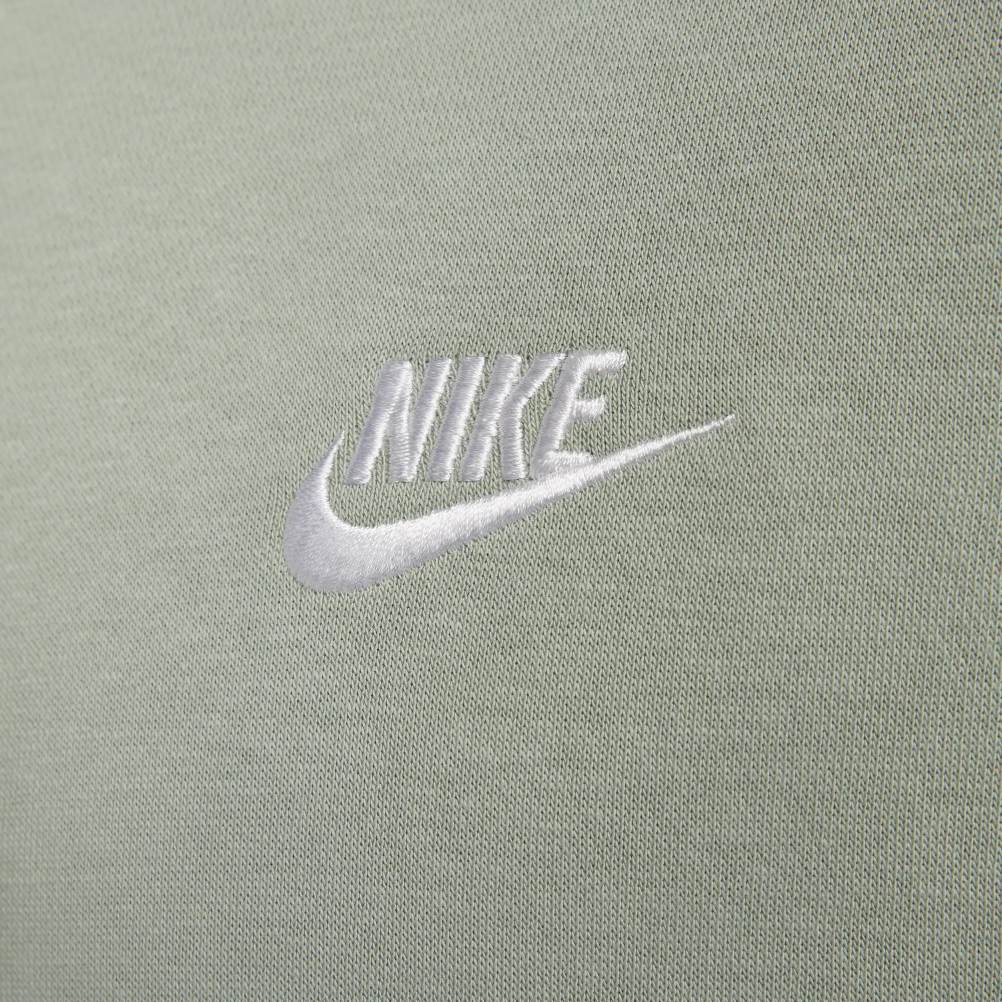Nike Sportswear Club Fleece Pullover Hoodie - Green - Cotton/Polyester