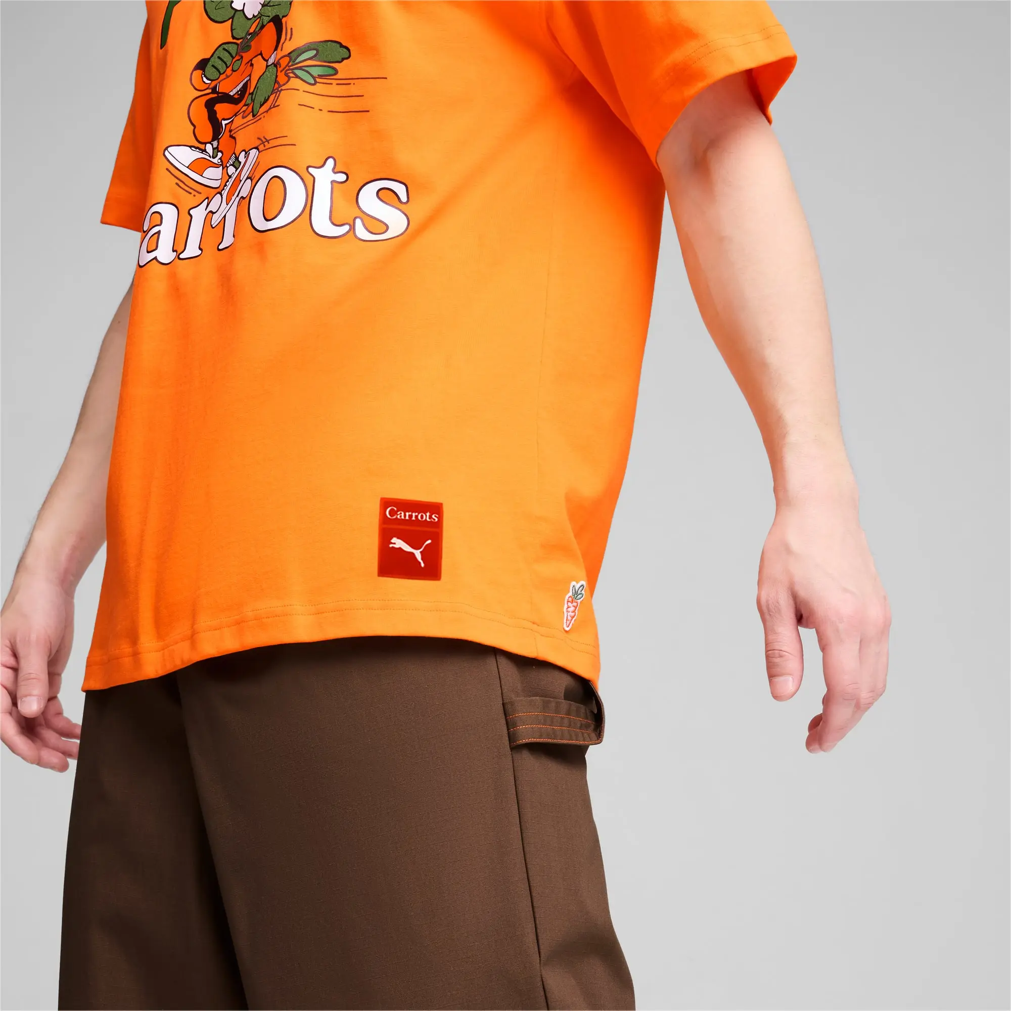 PUMA x Carrots Men's Graphic T-Shirt, Rickie Orange