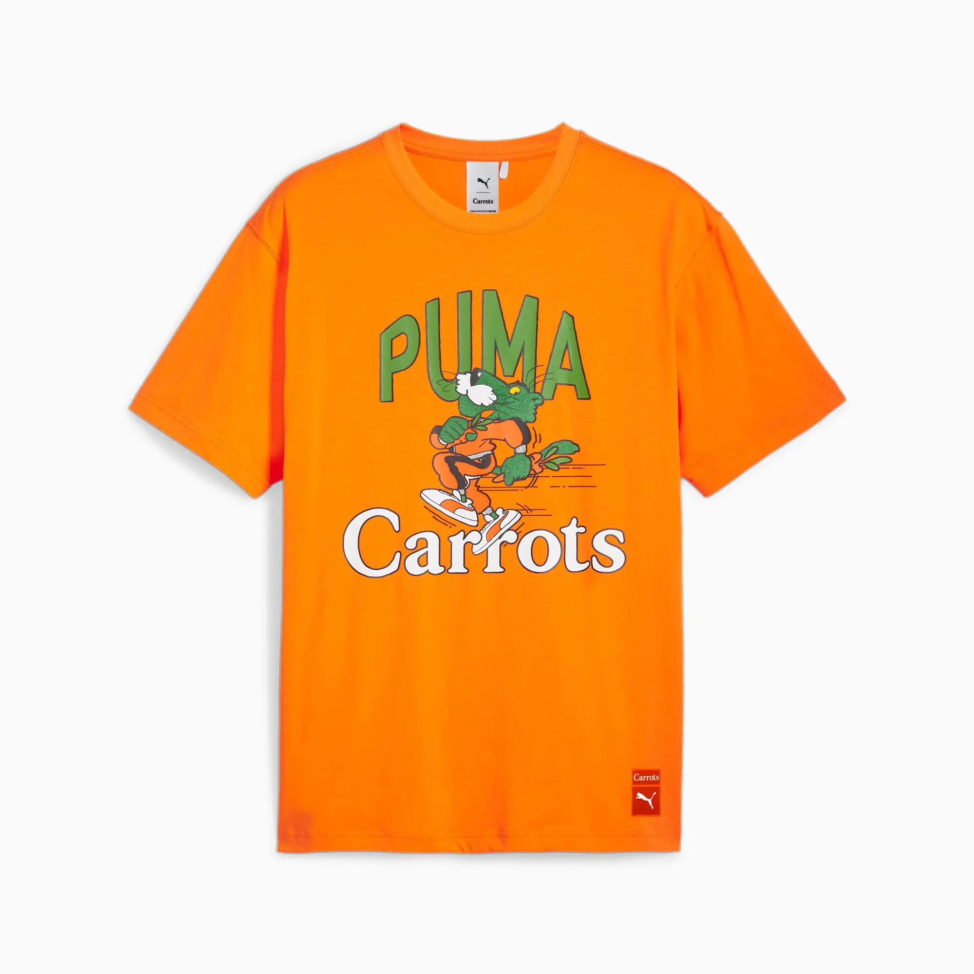 PUMA x Carrots Men's Graphic T-Shirt, Rickie Orange