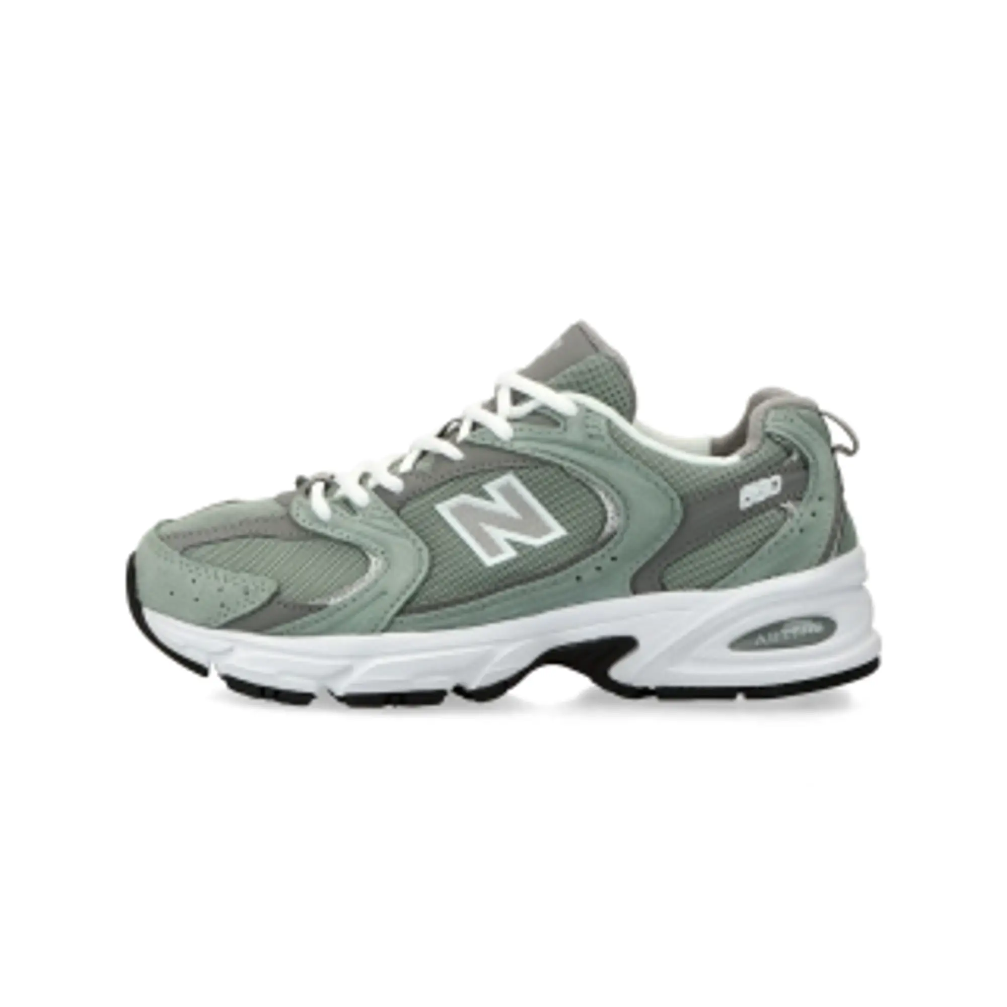 New Balance Unisex 530 in Green/Grey Synthetic